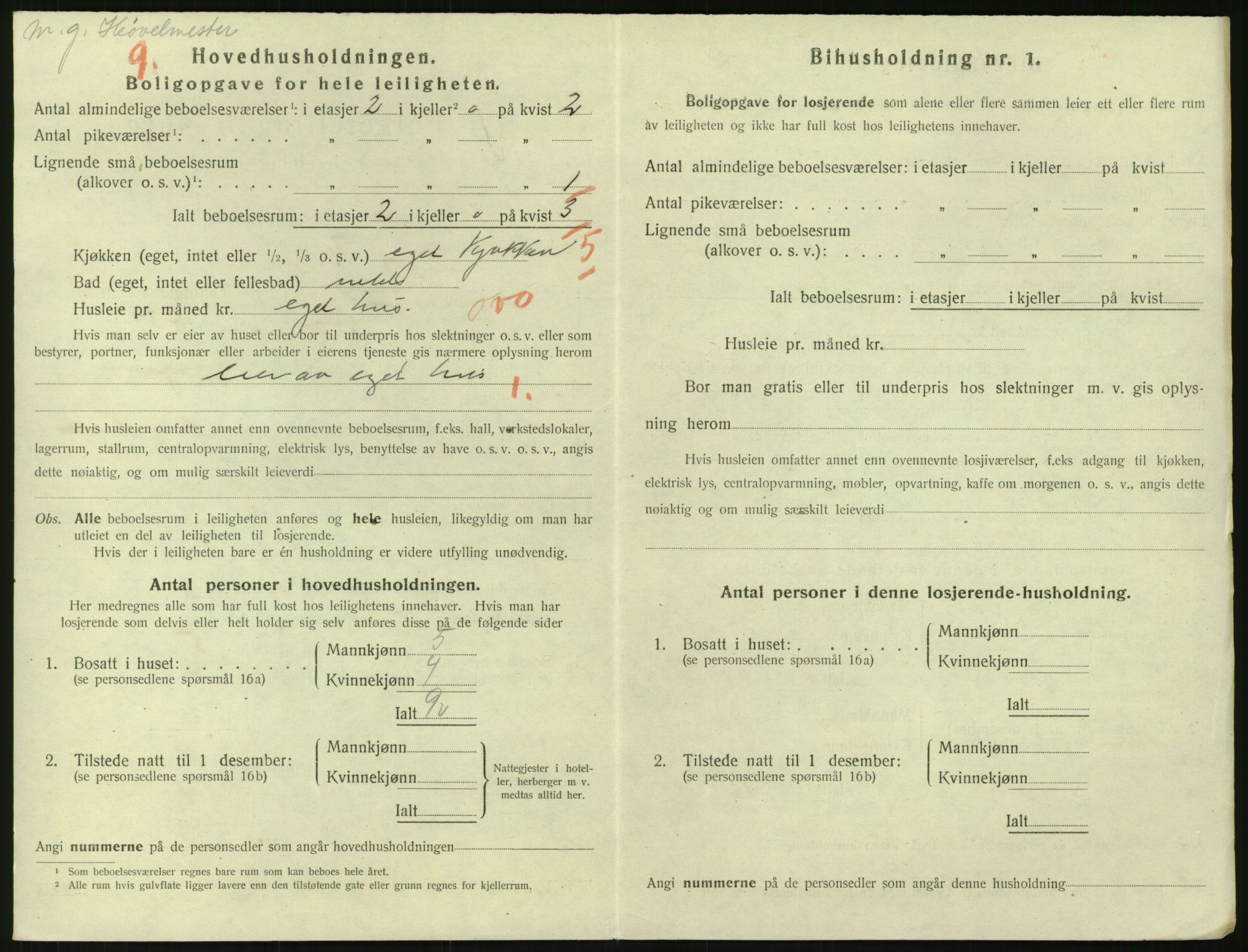 SAK, 1920 census for Risør, 1920, p. 1834