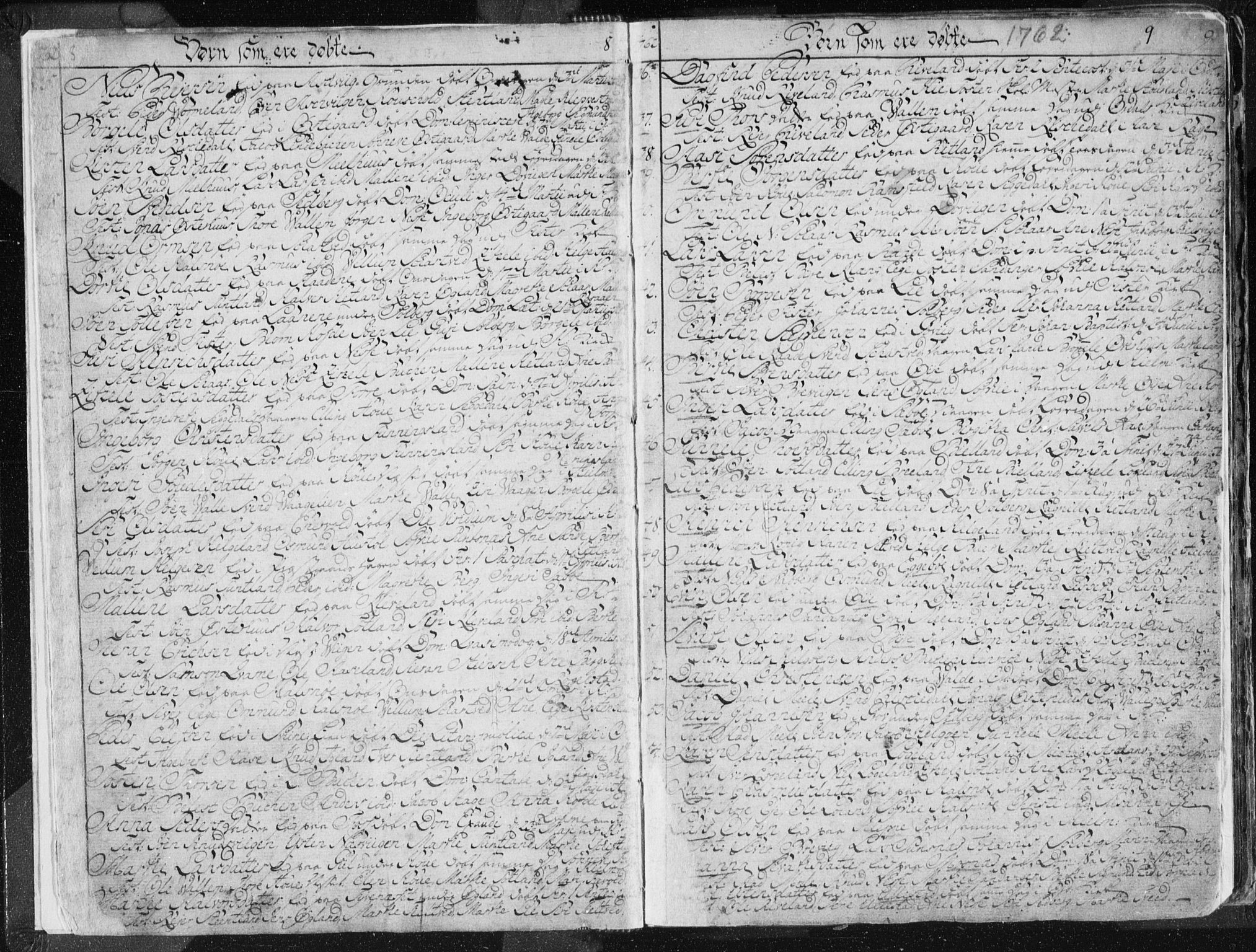 Hjelmeland sokneprestkontor, SAST/A-101843/01/IV/L0001: Parish register (official) no. A 1, 1760-1799, p. 8-9