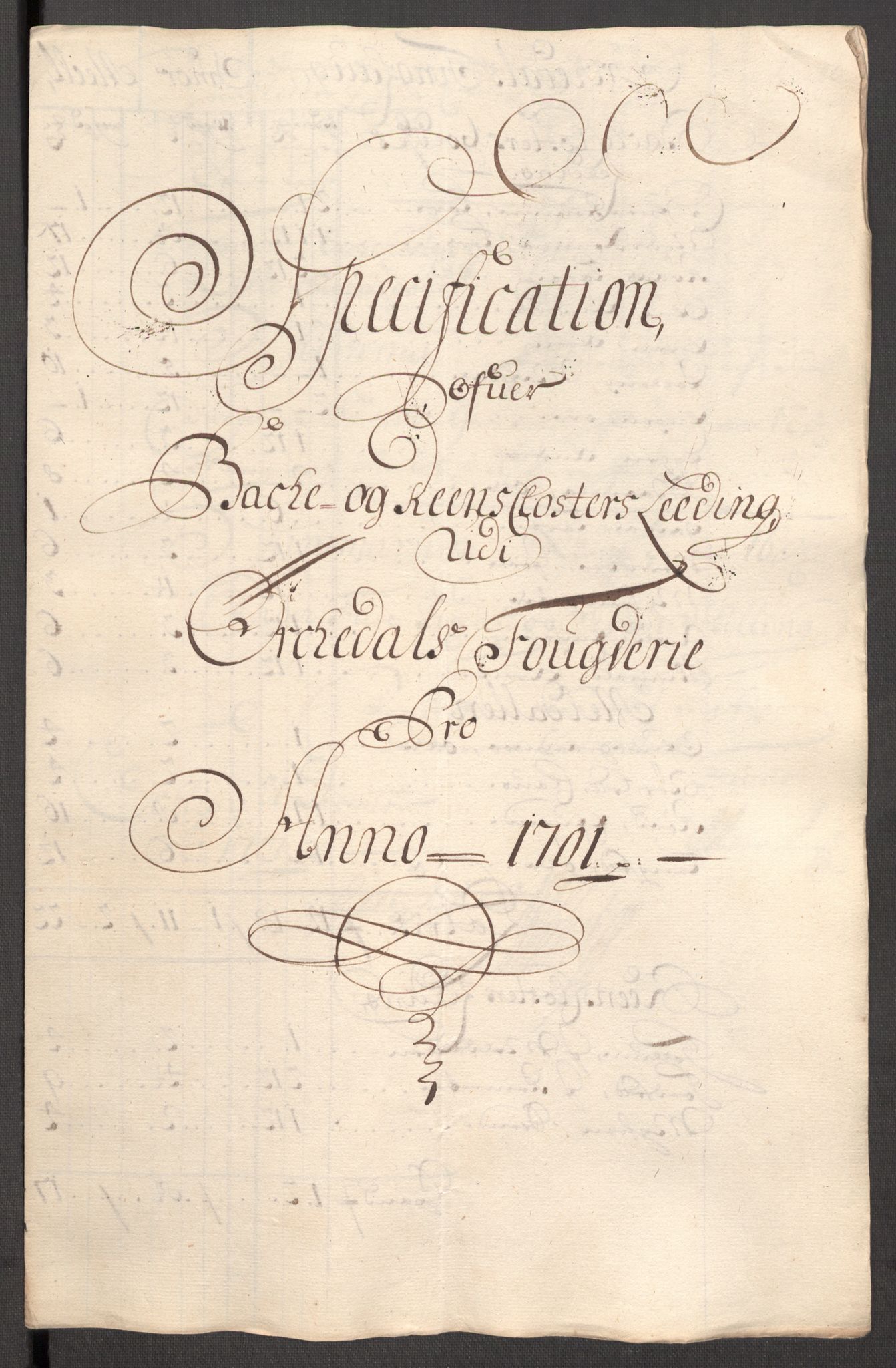 Rentekammeret inntil 1814, Reviderte regnskaper, Fogderegnskap, RA/EA-4092/R60/L3951: Fogderegnskap Orkdal og Gauldal, 1701, p. 179