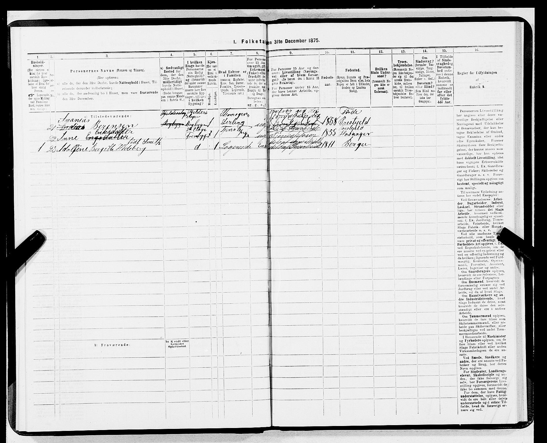 SAB, 1875 census for 1301 Bergen, 1875, p. 1353