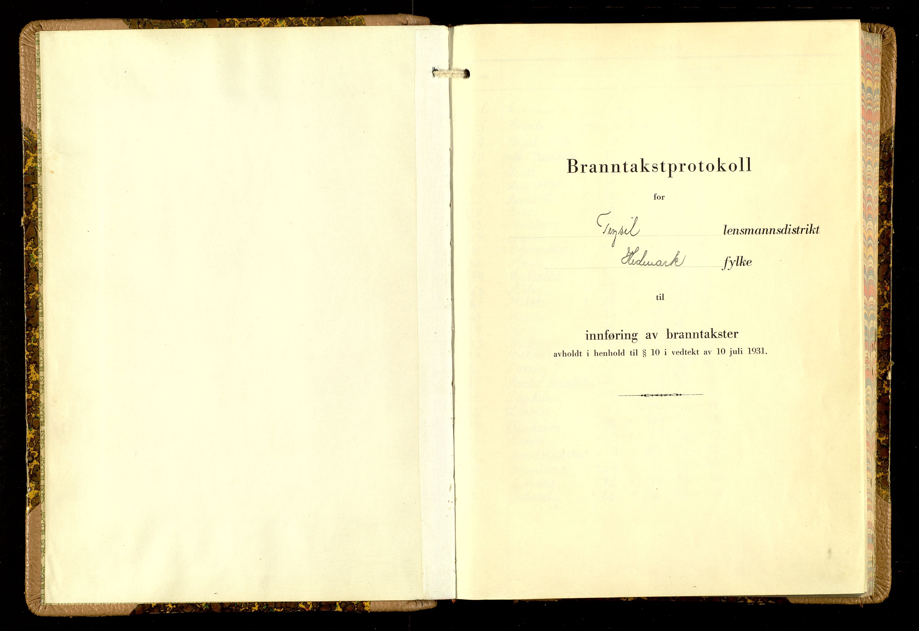 Norges Brannkasse, Trysil, AV/SAH-NBRANT-021/F/L0024: Branntakstprotokoll, 1942-1947