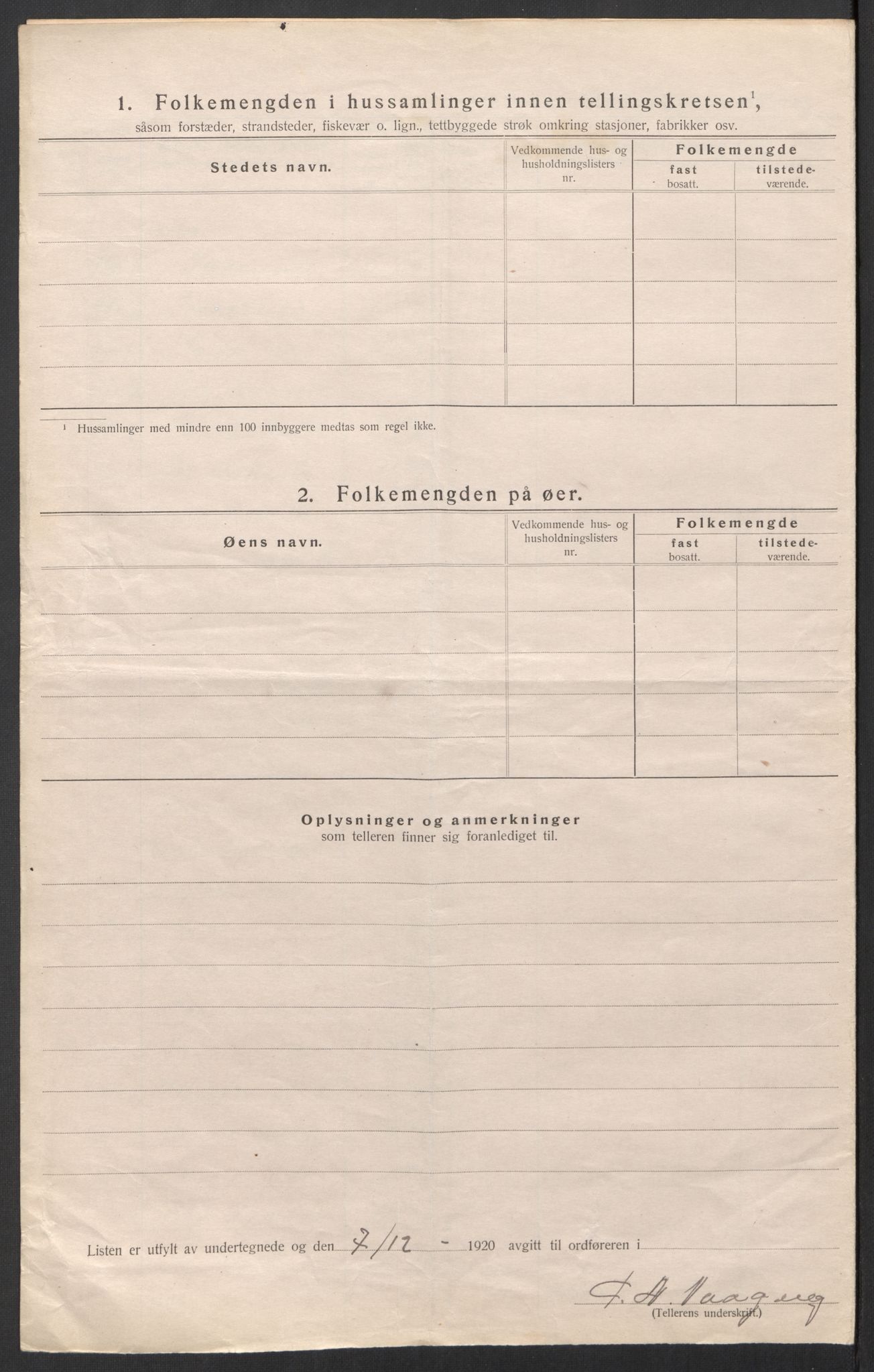 SAT, 1920 census for Rødøy, 1920, p. 26