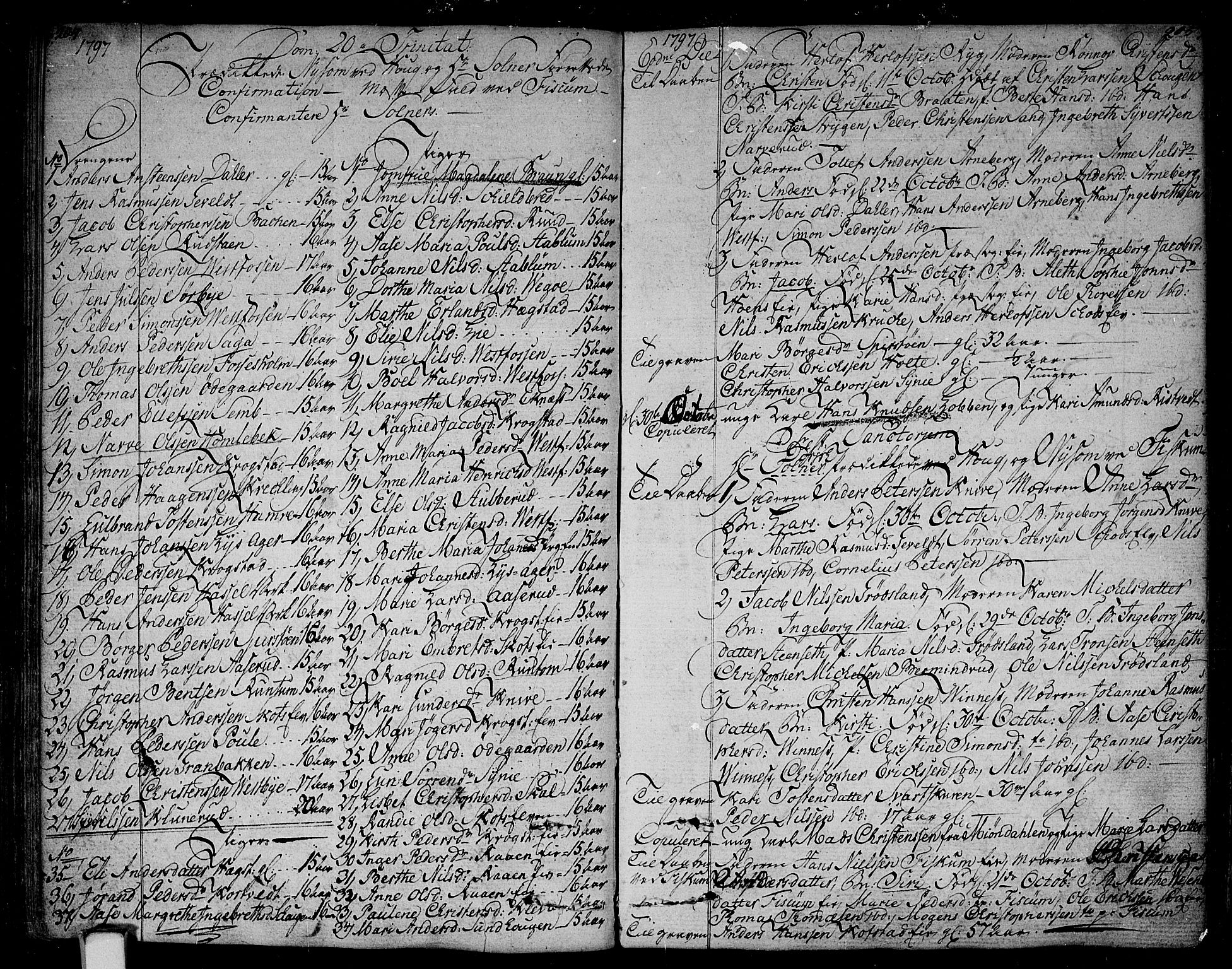 Eiker kirkebøker, AV/SAKO-A-4/F/Fa/L0009: Parish register (official) no. I 9, 1789-1806, p. 204-205