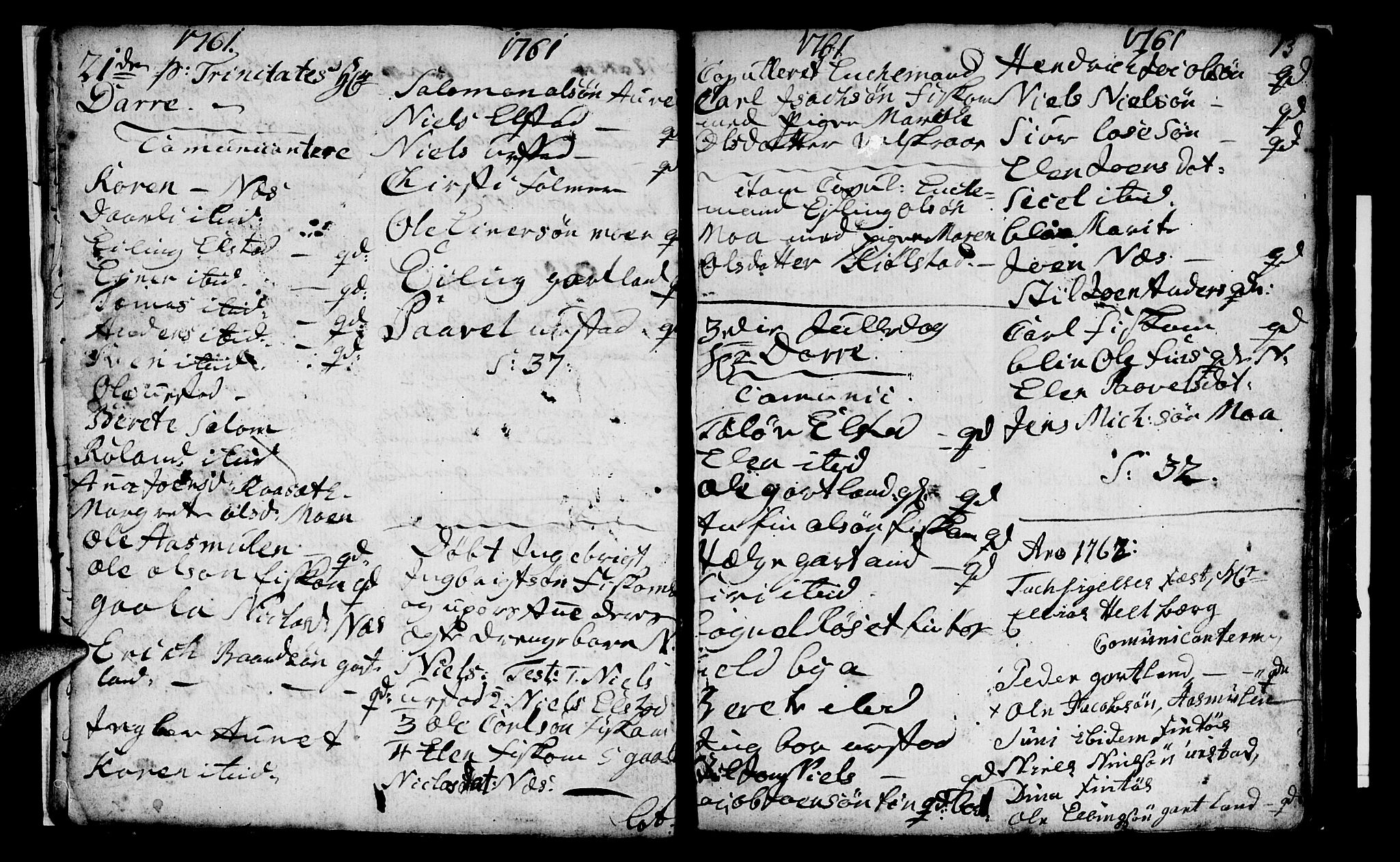 Ministerialprotokoller, klokkerbøker og fødselsregistre - Nord-Trøndelag, SAT/A-1458/759/L0526: Parish register (official) no. 759A02, 1758-1765, p. 13