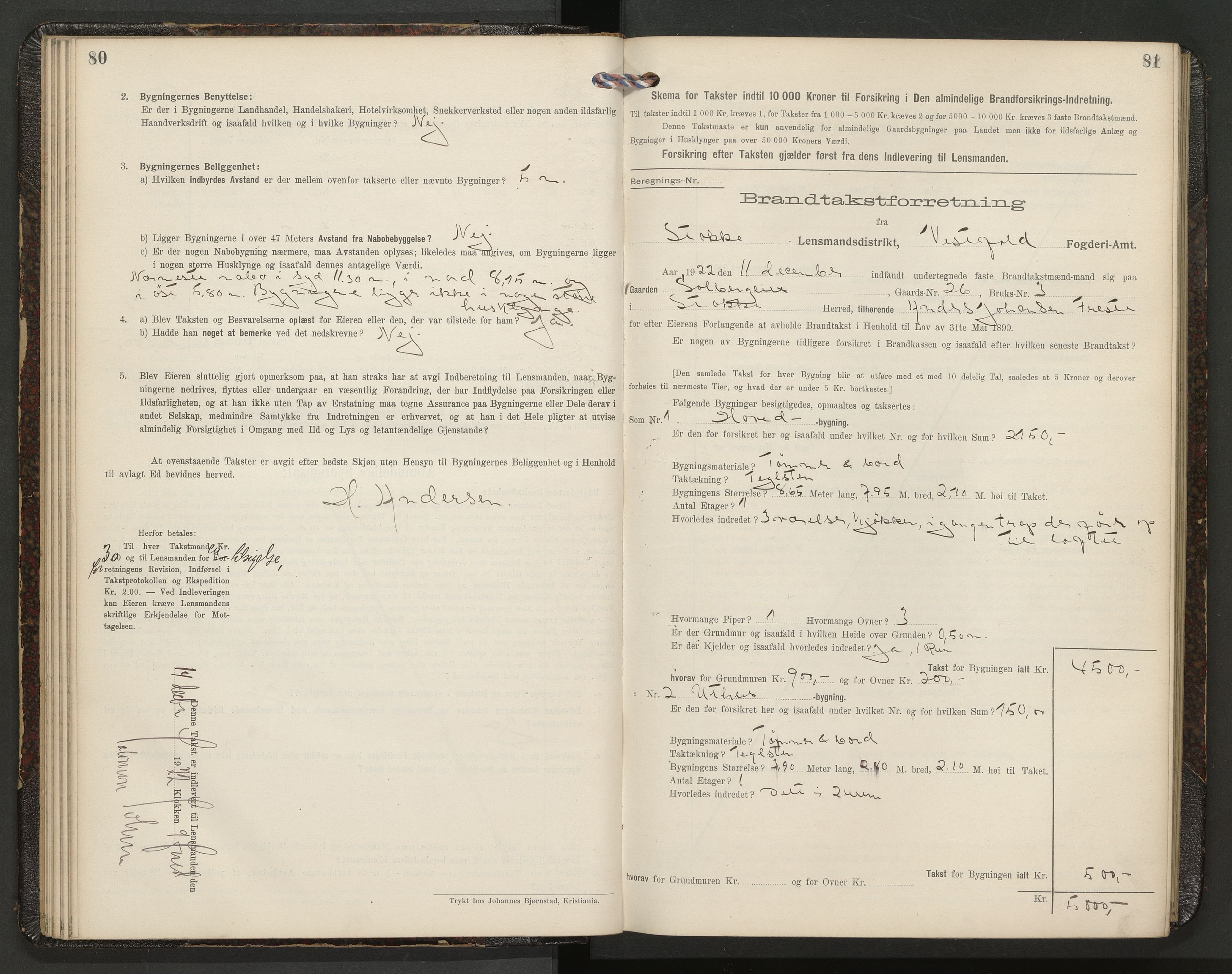 Stokke lensmannskontor, AV/SAKO-A-550/Y/Yb/Ybb/L0002: Skjematakstprotokoll, 1913-1935, p. 80-81