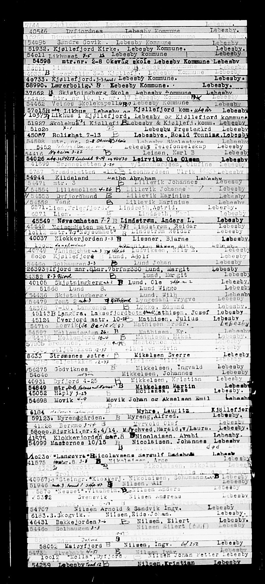 Krigsskadetrygdene for bygninger og løsøre, AV/RA-S-1548/V/L0014: --, 1940-1945, p. 1029