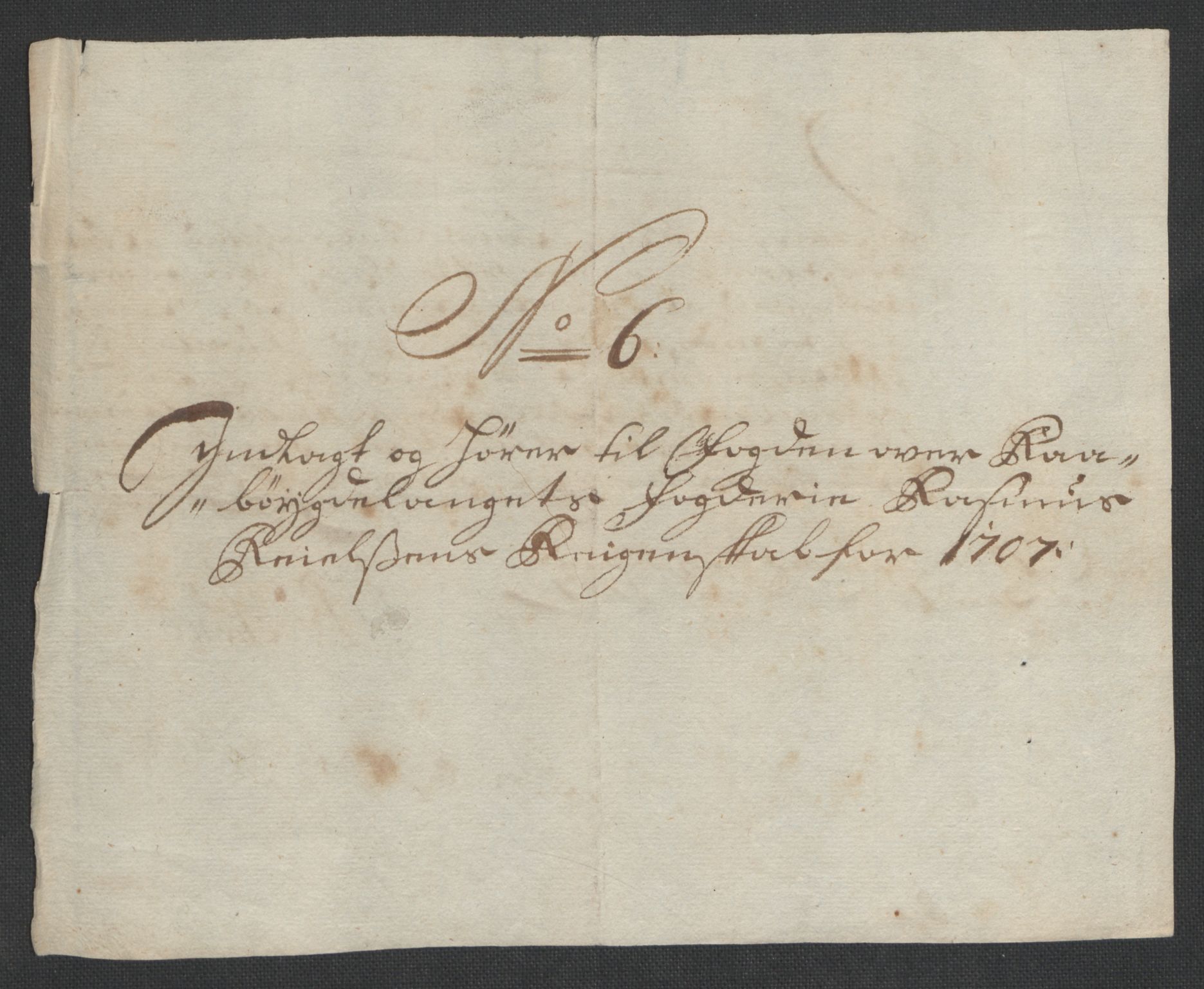 Rentekammeret inntil 1814, Reviderte regnskaper, Fogderegnskap, AV/RA-EA-4092/R40/L2448: Fogderegnskap Råbyggelag, 1706-1708, p. 212