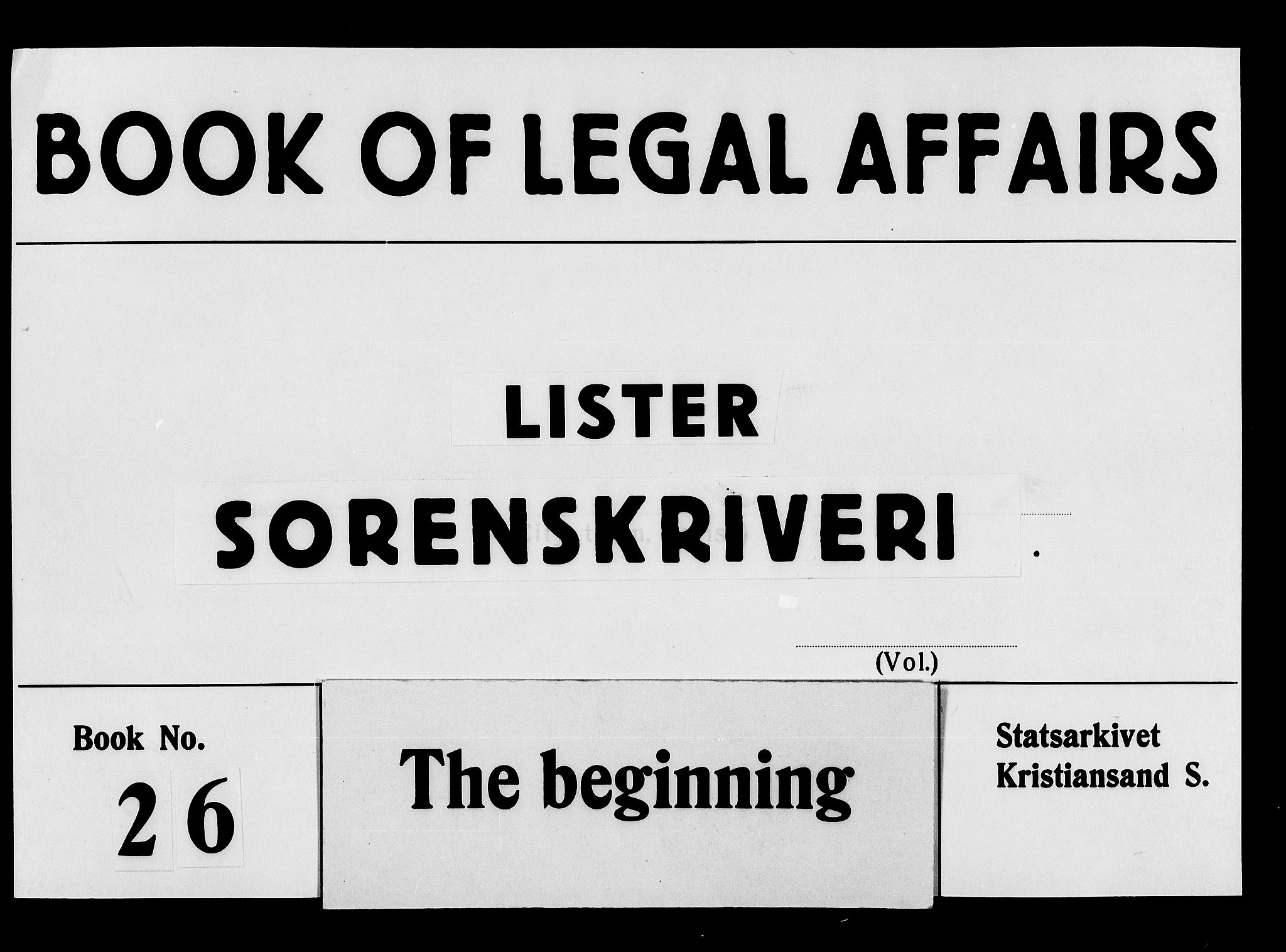 Lister sorenskriveri, AV/SAK-1221-0003/F/Fa/L0026: Tingbok nr 26, 1701