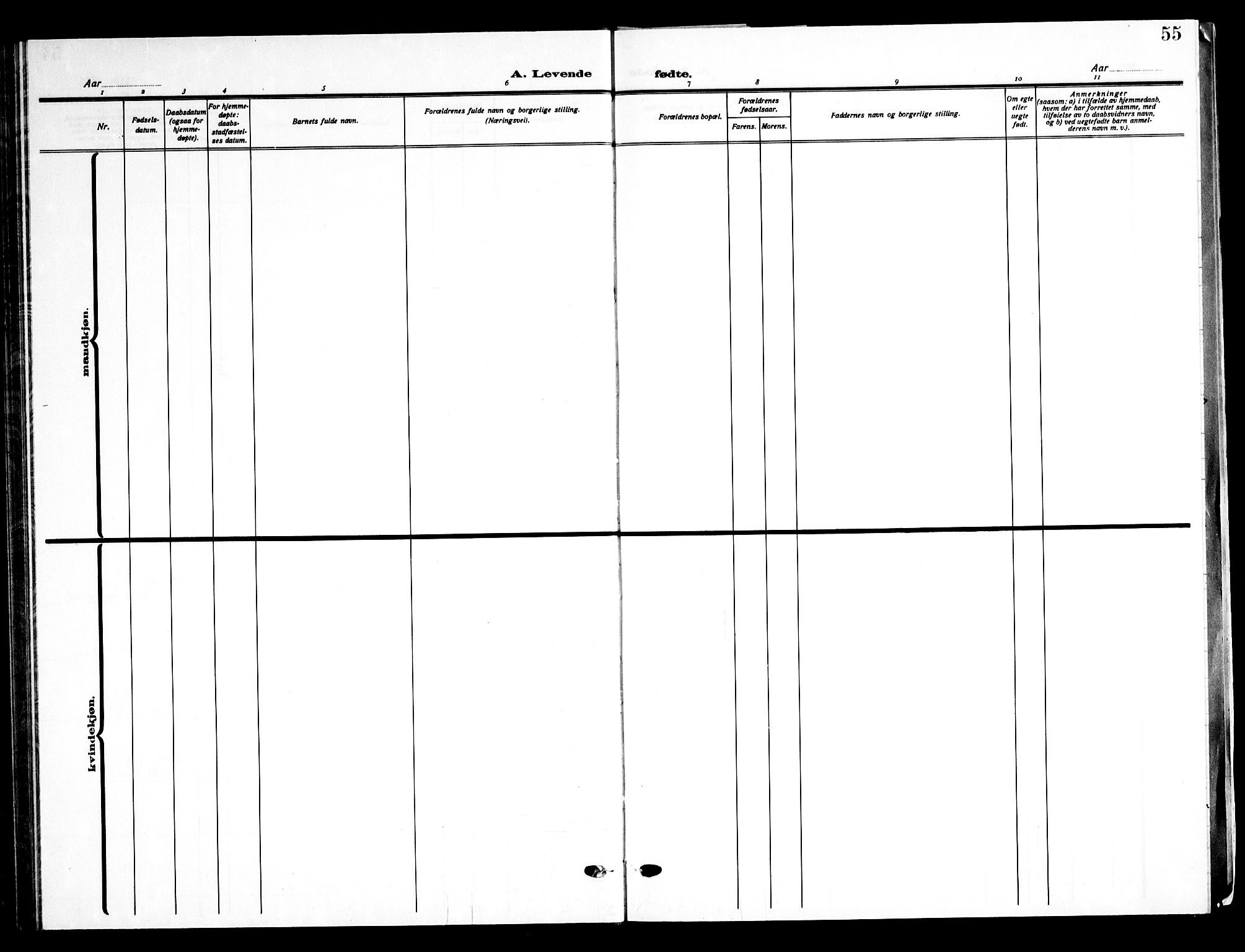 Ministerialprotokoller, klokkerbøker og fødselsregistre - Nordland, AV/SAT-A-1459/888/L1270: Parish register (copy) no. 888C08, 1928-1945, p. 55