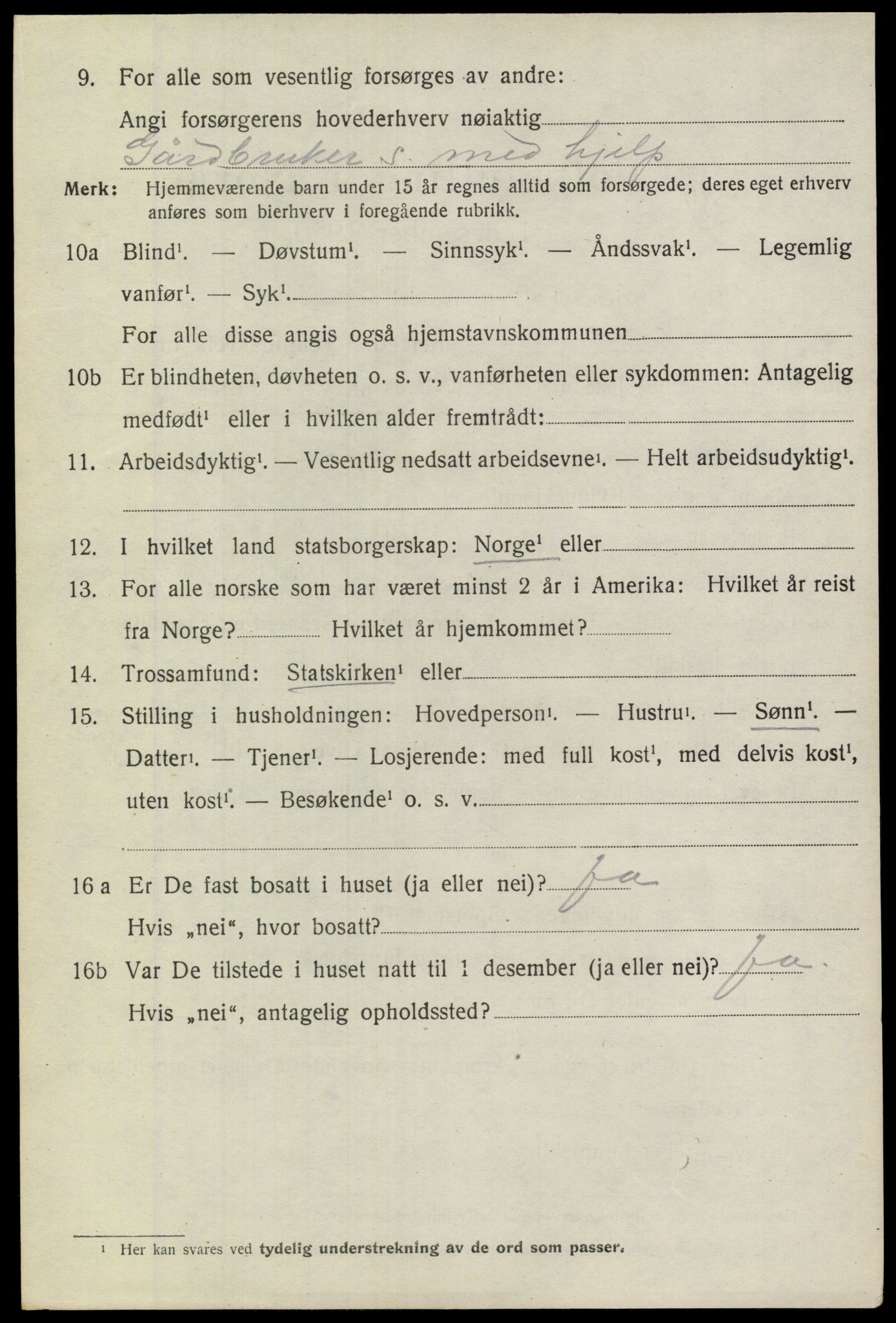 SAO, 1920 census for Høland, 1920, p. 5064