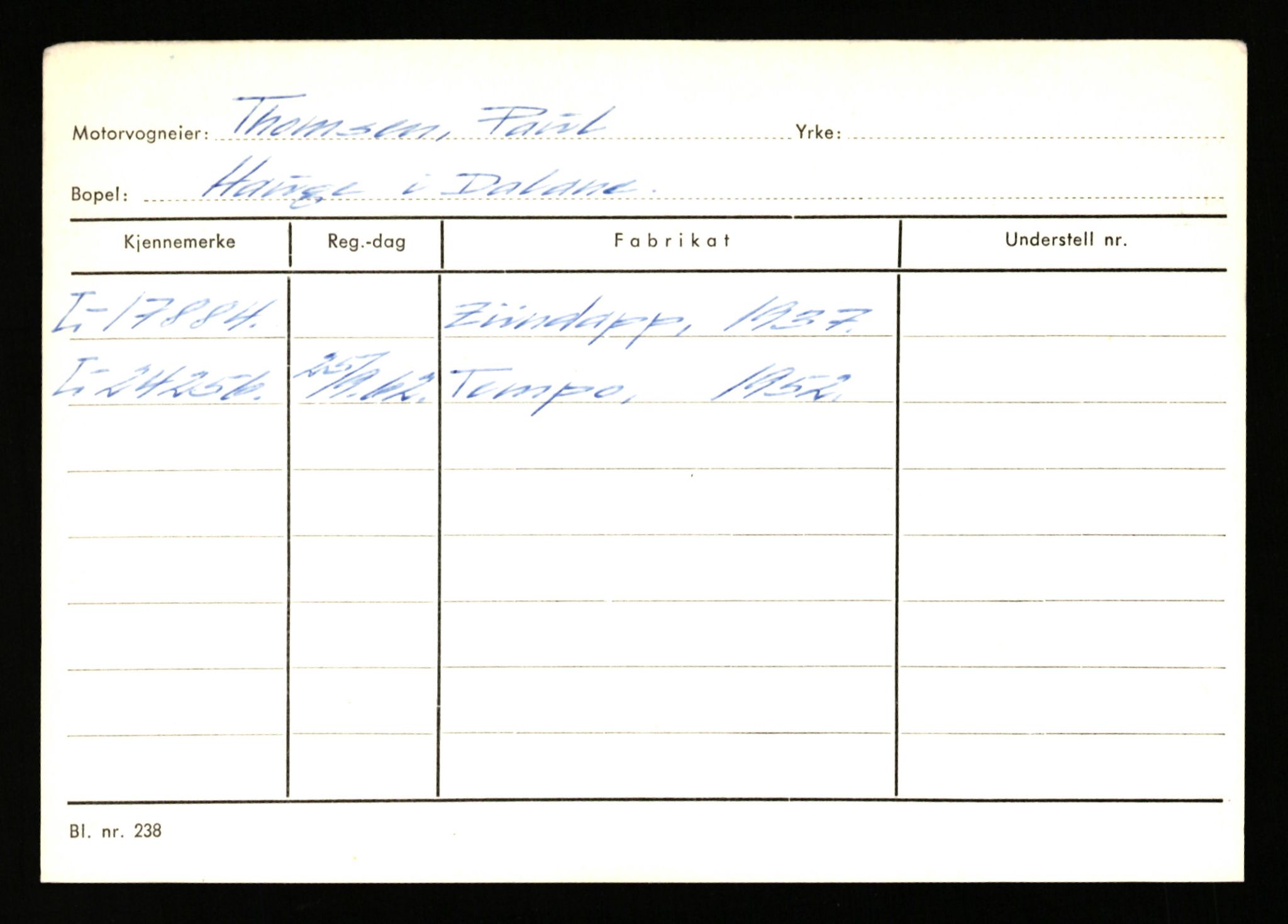 Stavanger trafikkstasjon, AV/SAST-A-101942/0/H/L0038: Sørbø - Tjeltveit, 1930-1971, p. 2253