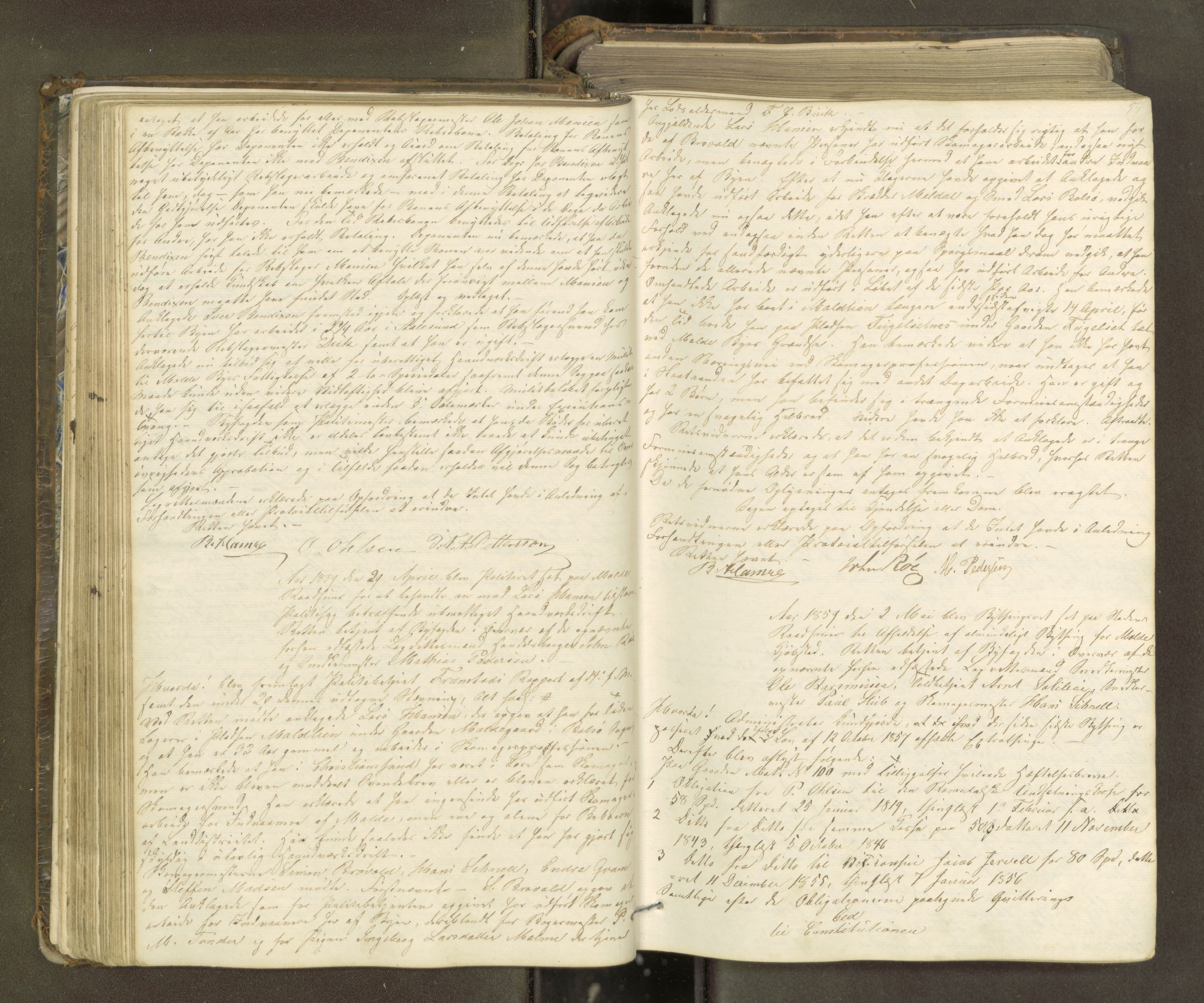 Molde byfogd, AV/SAT-A-0025/1/1A/L0009: Justisprotokoll, 1858-1863, p. 53b-54a