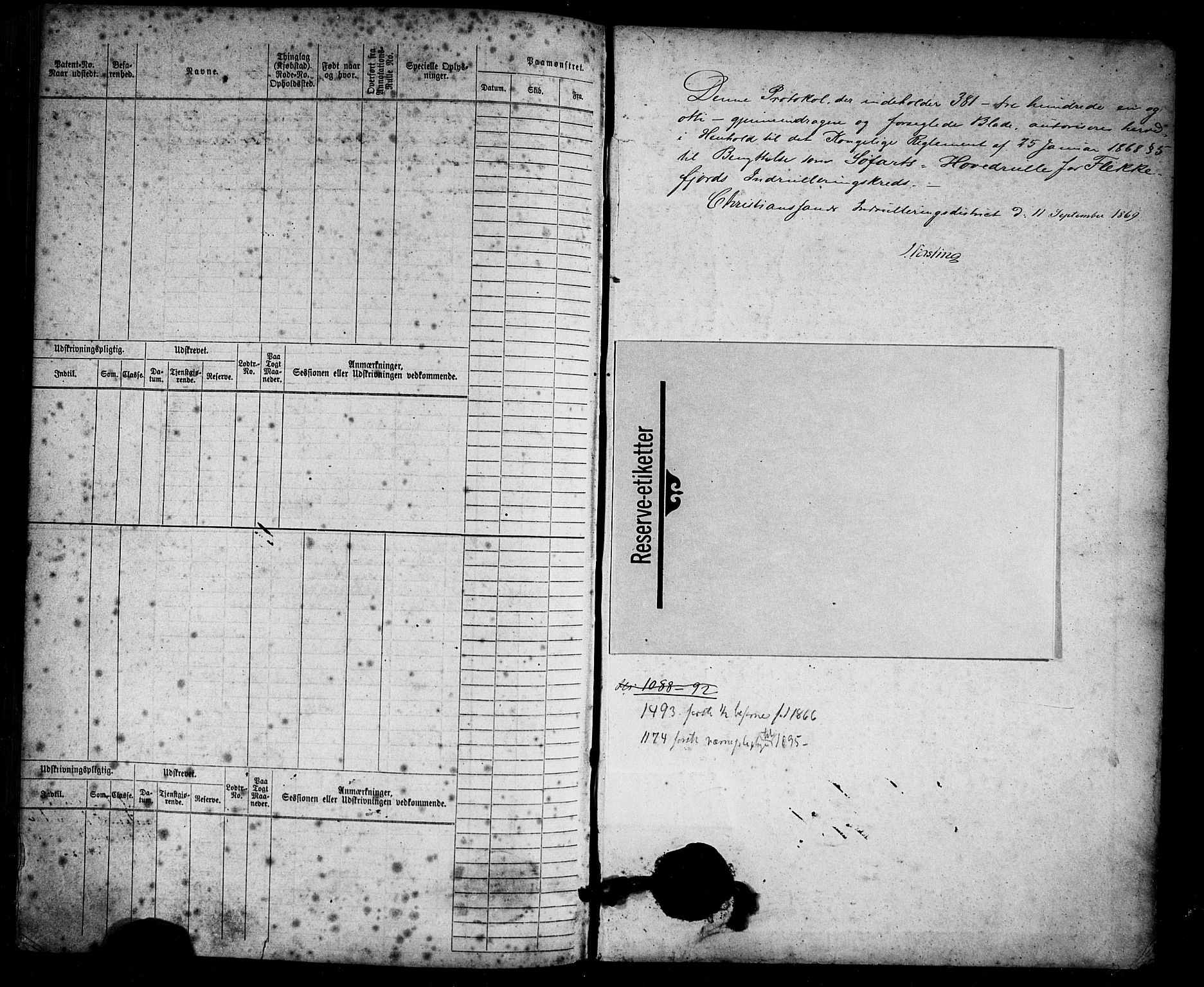 Flekkefjord mønstringskrets, AV/SAK-2031-0018/F/Fb/L0009: Hovedrulle nr 771-1533, Æ-6, 1868-1900, p. 415