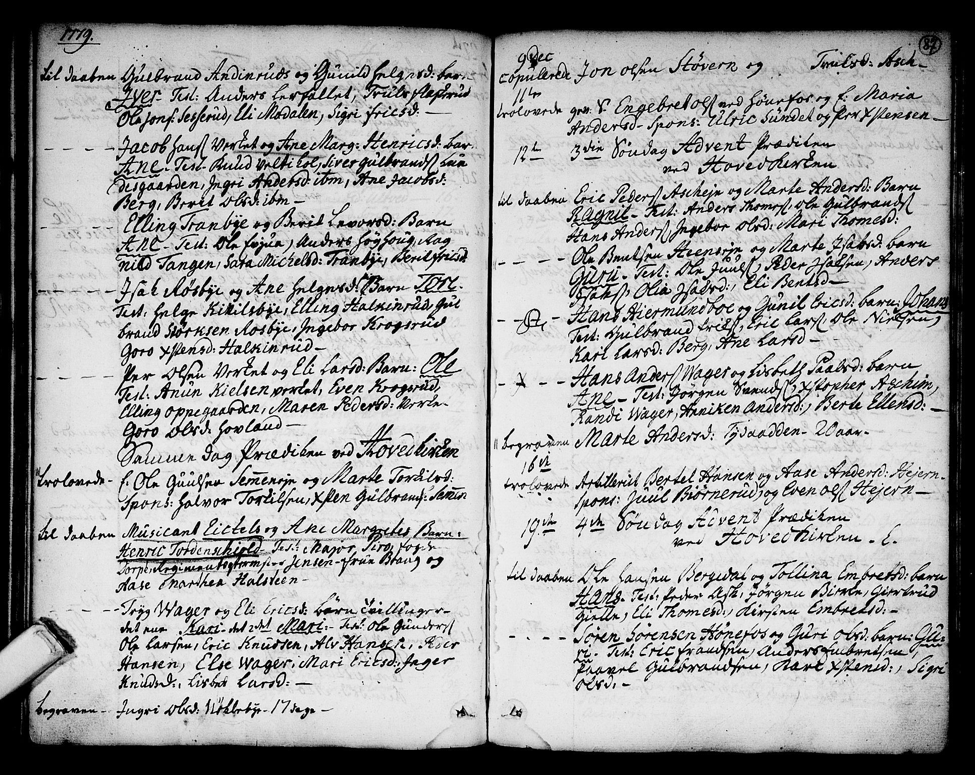 Norderhov kirkebøker, SAKO/A-237/F/Fa/L0005: Parish register (official) no. 5, 1775-1789, p. 87