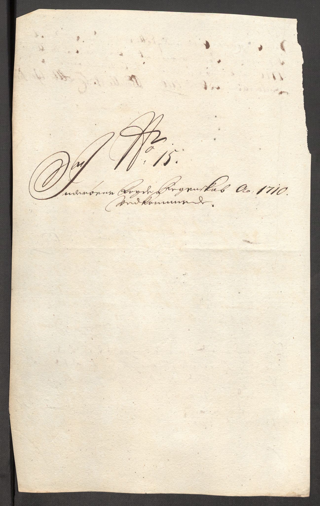 Rentekammeret inntil 1814, Reviderte regnskaper, Fogderegnskap, RA/EA-4092/R63/L4318: Fogderegnskap Inderøy, 1710, p. 182