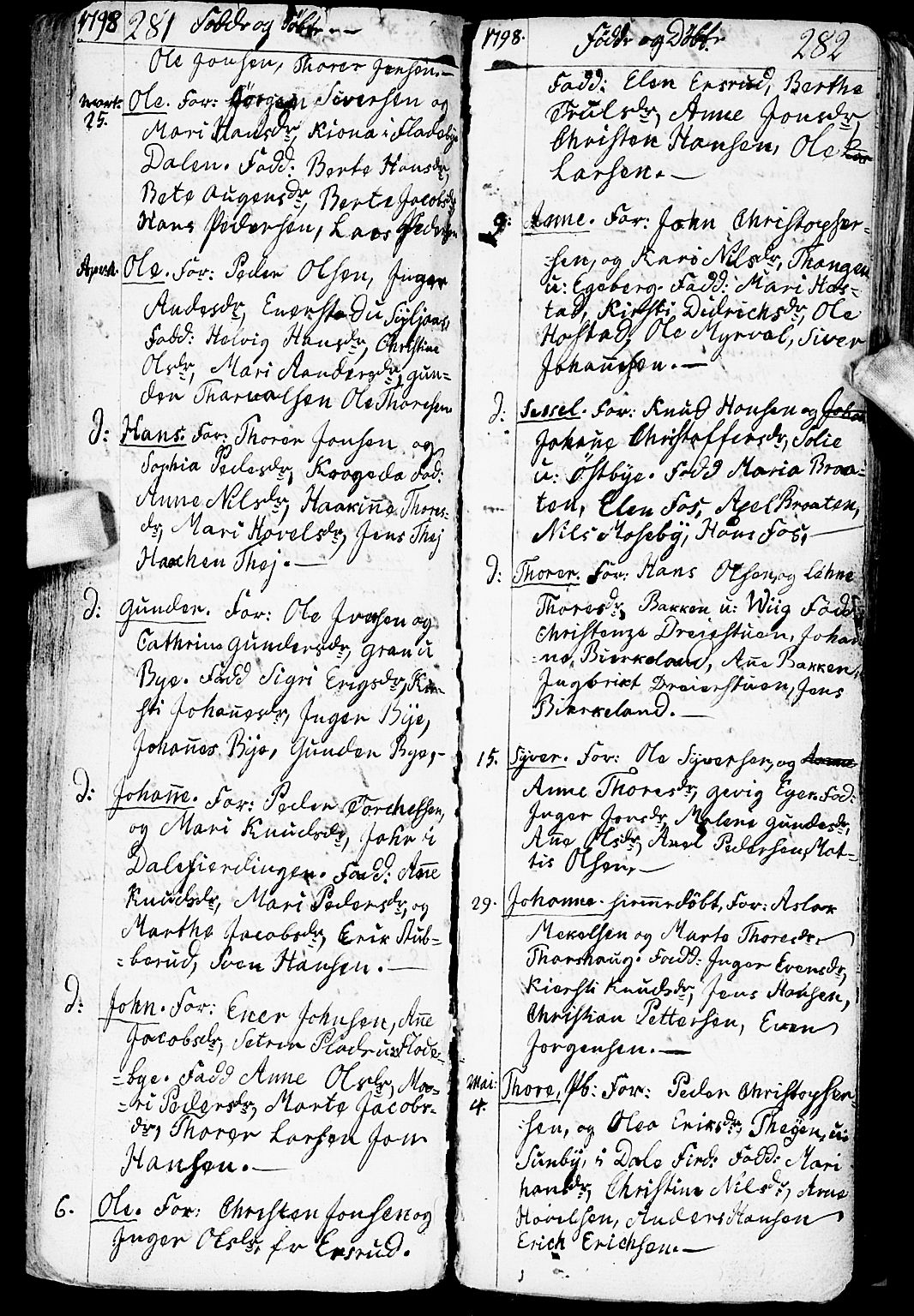 Enebakk prestekontor Kirkebøker, AV/SAO-A-10171c/F/Fa/L0002: Parish register (official) no. I 2, 1755-1806, p. 281-282