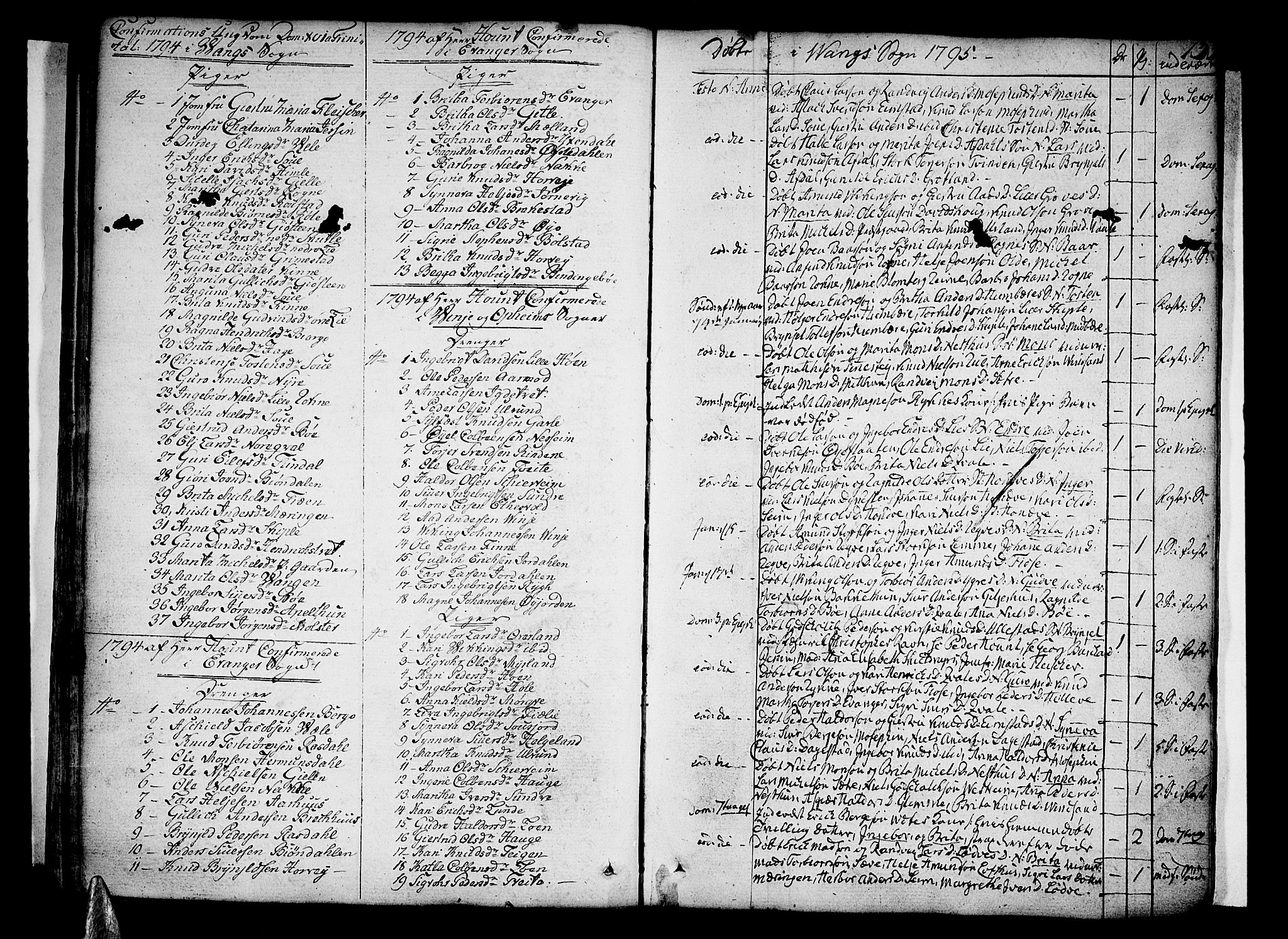 Voss sokneprestembete, AV/SAB-A-79001/H/Haa: Parish register (official) no. A 9, 1780-1810, p. 135