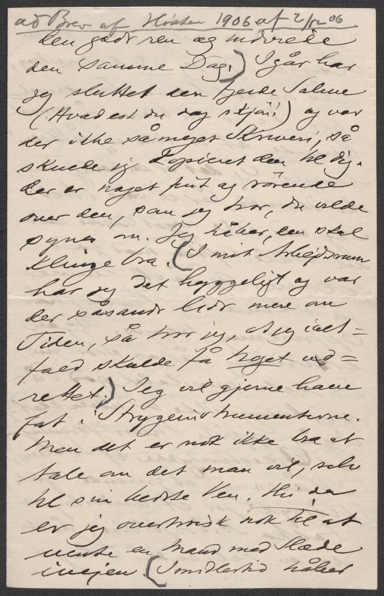 Beyer, Frants, AV/RA-PA-0132/F/L0001: Brev fra Edvard Grieg til Frantz Beyer og "En del optegnelser som kan tjene til kommentar til brevene" av Marie Beyer, 1872-1907, p. 864