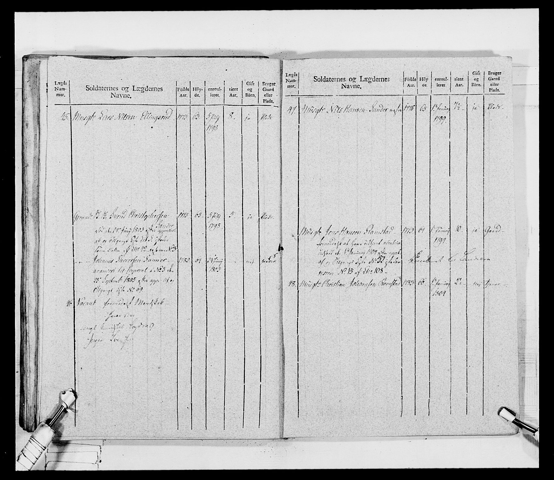 Generalitets- og kommissariatskollegiet, Det kongelige norske kommissariatskollegium, AV/RA-EA-5420/E/Eh/L0032b: Nordafjelske gevorbne infanteriregiment, 1806, p. 535