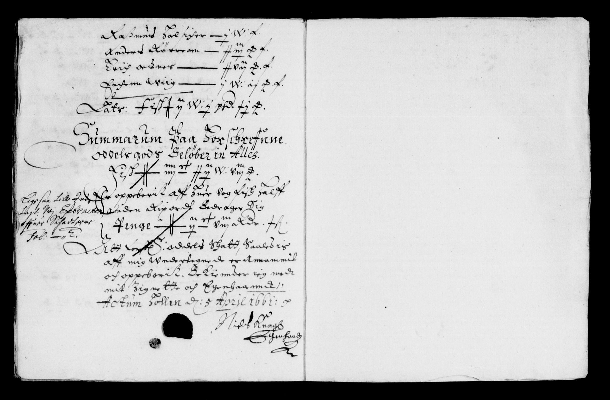 Rentekammeret inntil 1814, Reviderte regnskaper, Lensregnskaper, AV/RA-EA-5023/R/Rb/Rbt/L0149: Bergenhus len, 1660-1661