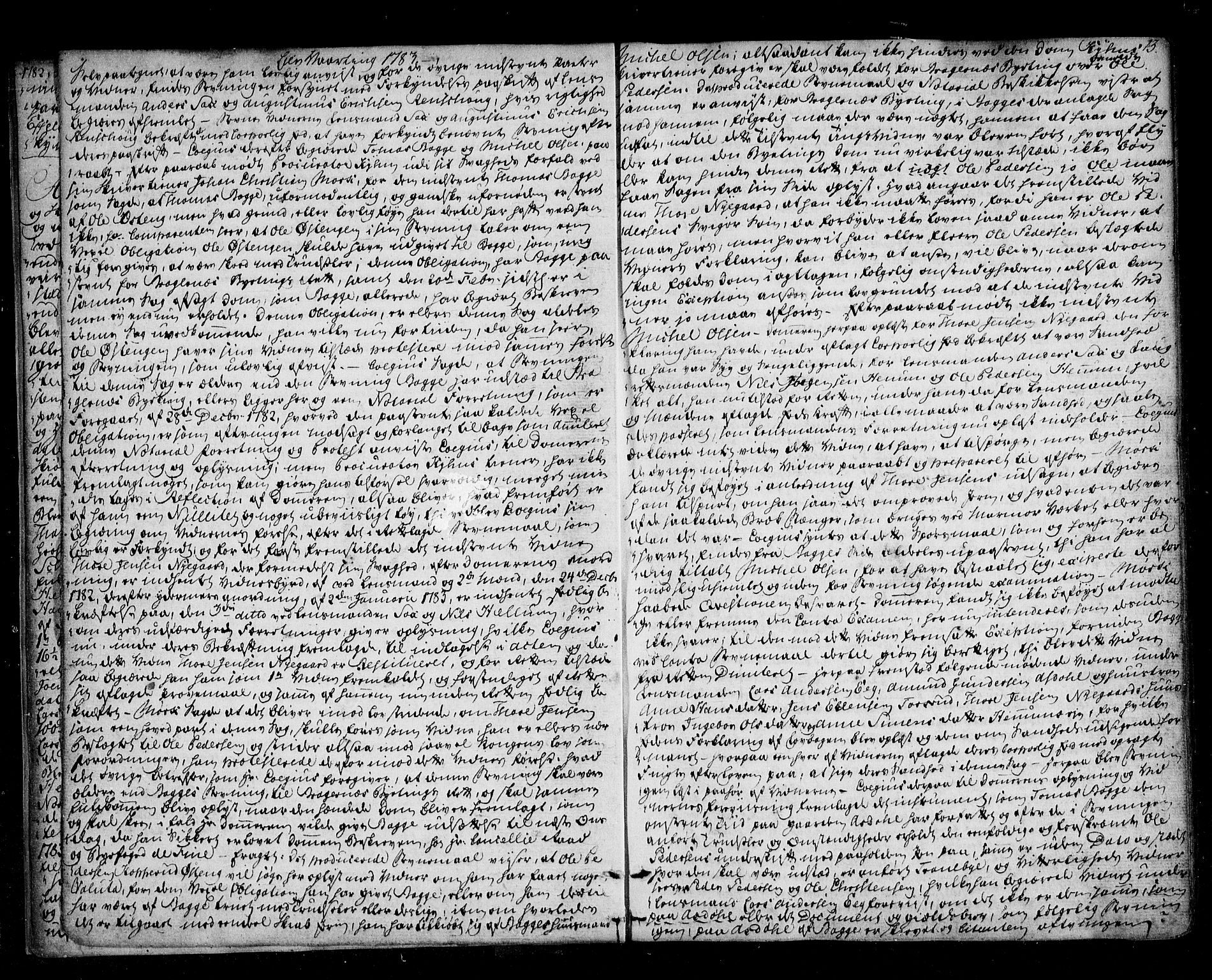 Lier, Røyken og Hurum sorenskriveri, AV/SAKO-A-89/F/Fa/L0058: Tingbok, 1782-1788, p. 13