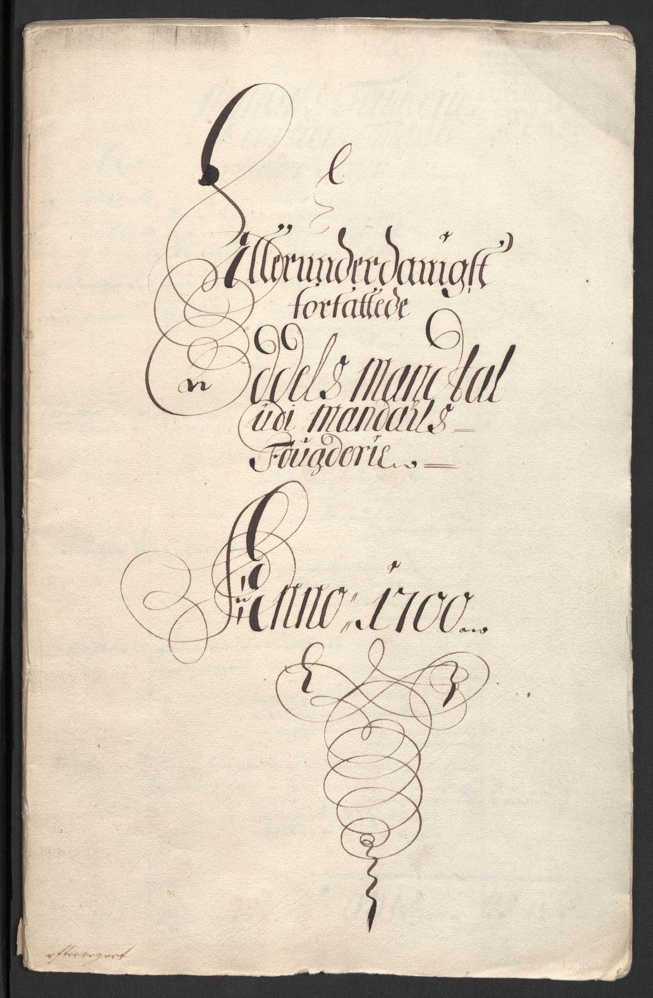 Rentekammeret inntil 1814, Reviderte regnskaper, Fogderegnskap, RA/EA-4092/R43/L2548: Fogderegnskap Lista og Mandal, 1700, p. 239