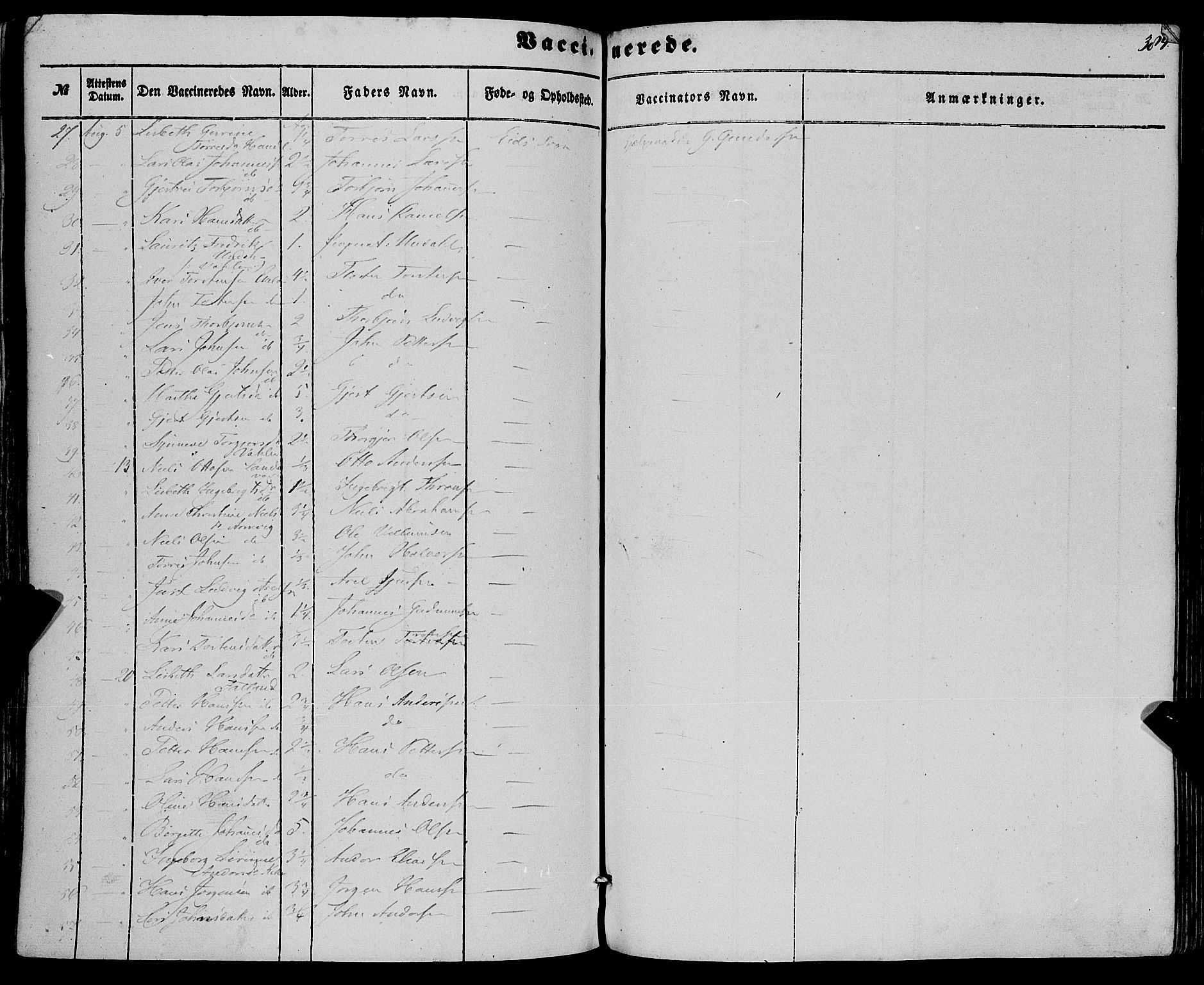 Fjelberg sokneprestembete, SAB/A-75201/H/Haa: Parish register (official) no. A 7, 1851-1867, p. 384