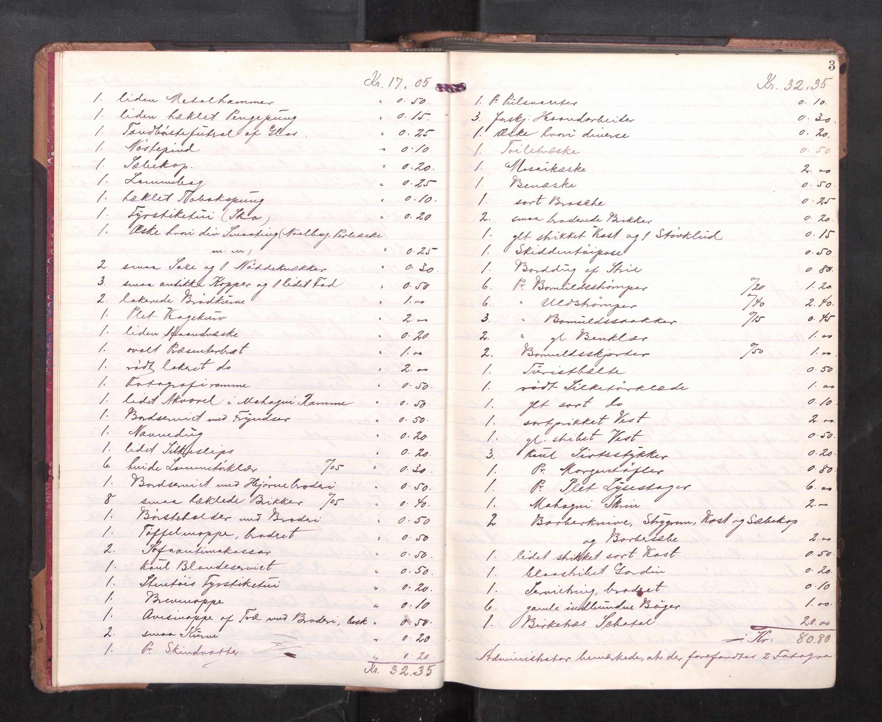 Trondheim byfogd, AV/SAT-A-0003/1/3/3C/L0026: Skifteregistreringsprotokoll - 18/4-2/12. (u/ register), 1907-1909, p. 3