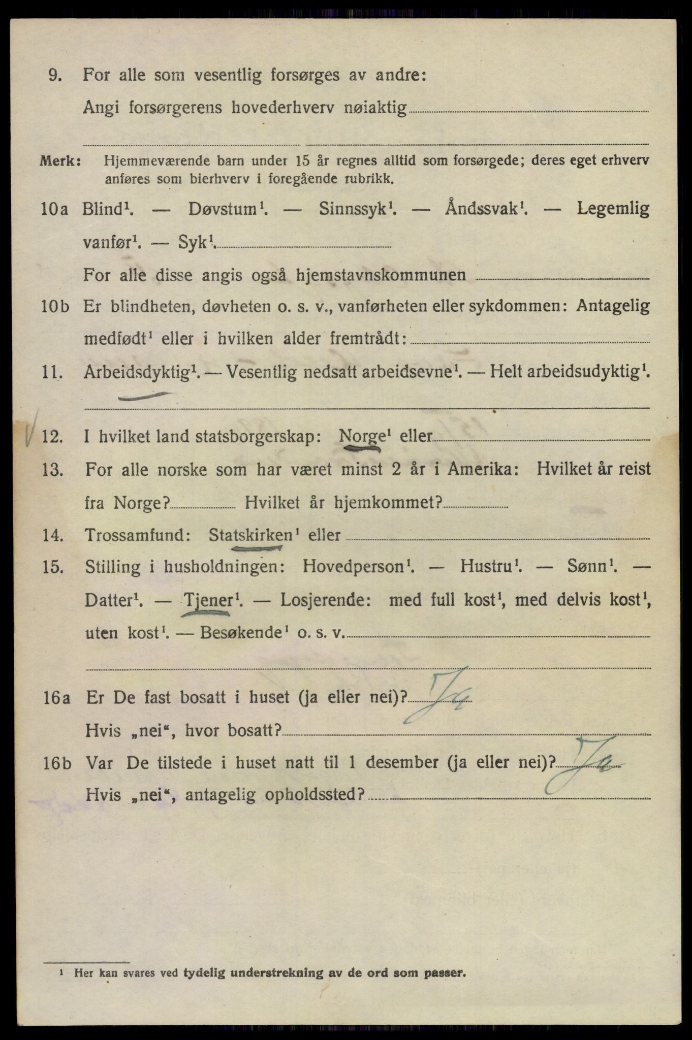 SAO, 1920 census for Kristiania, 1920, p. 534258