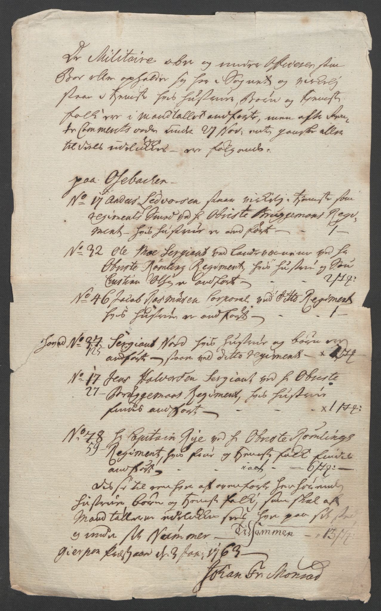 Rentekammeret inntil 1814, Reviderte regnskaper, Fogderegnskap, AV/RA-EA-4092/R37/L2239: Ekstraskatten Nedre Telemark og Bamble, 1762-1763, p. 333