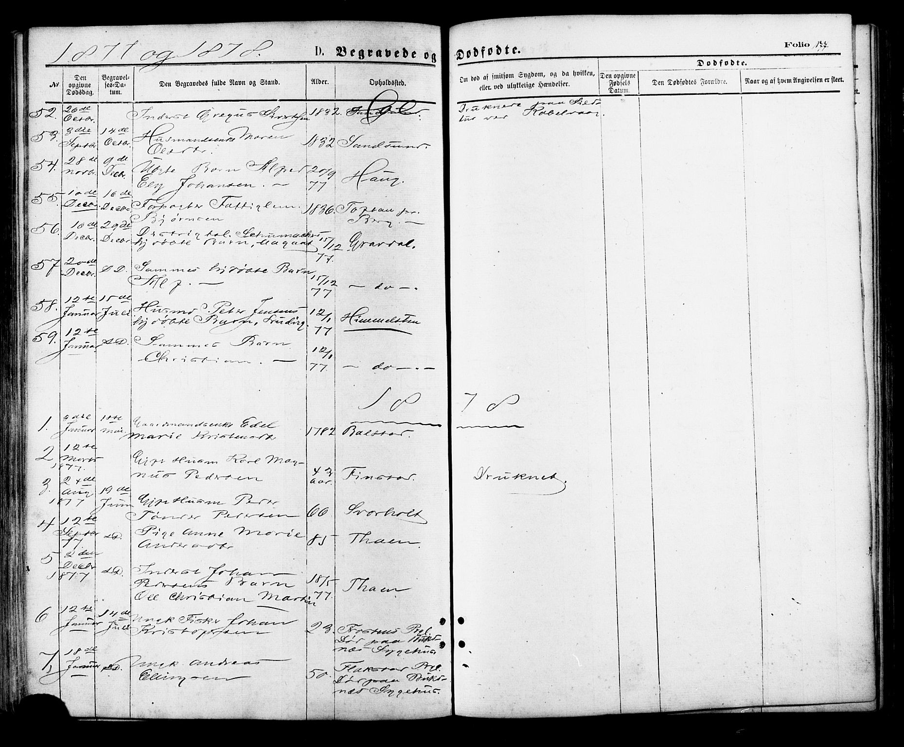 Ministerialprotokoller, klokkerbøker og fødselsregistre - Nordland, AV/SAT-A-1459/881/L1166: Parish register (copy) no. 881C03, 1876-1885, p. 177