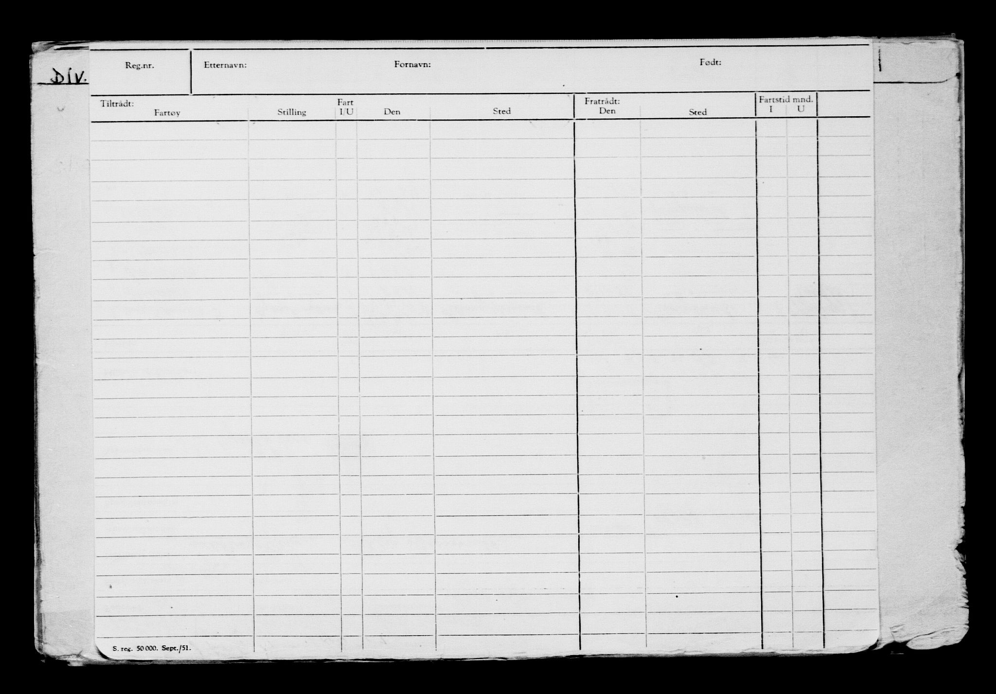 Direktoratet for sjømenn, AV/RA-S-3545/G/Gb/L0151: Hovedkort, 1917, p. 697