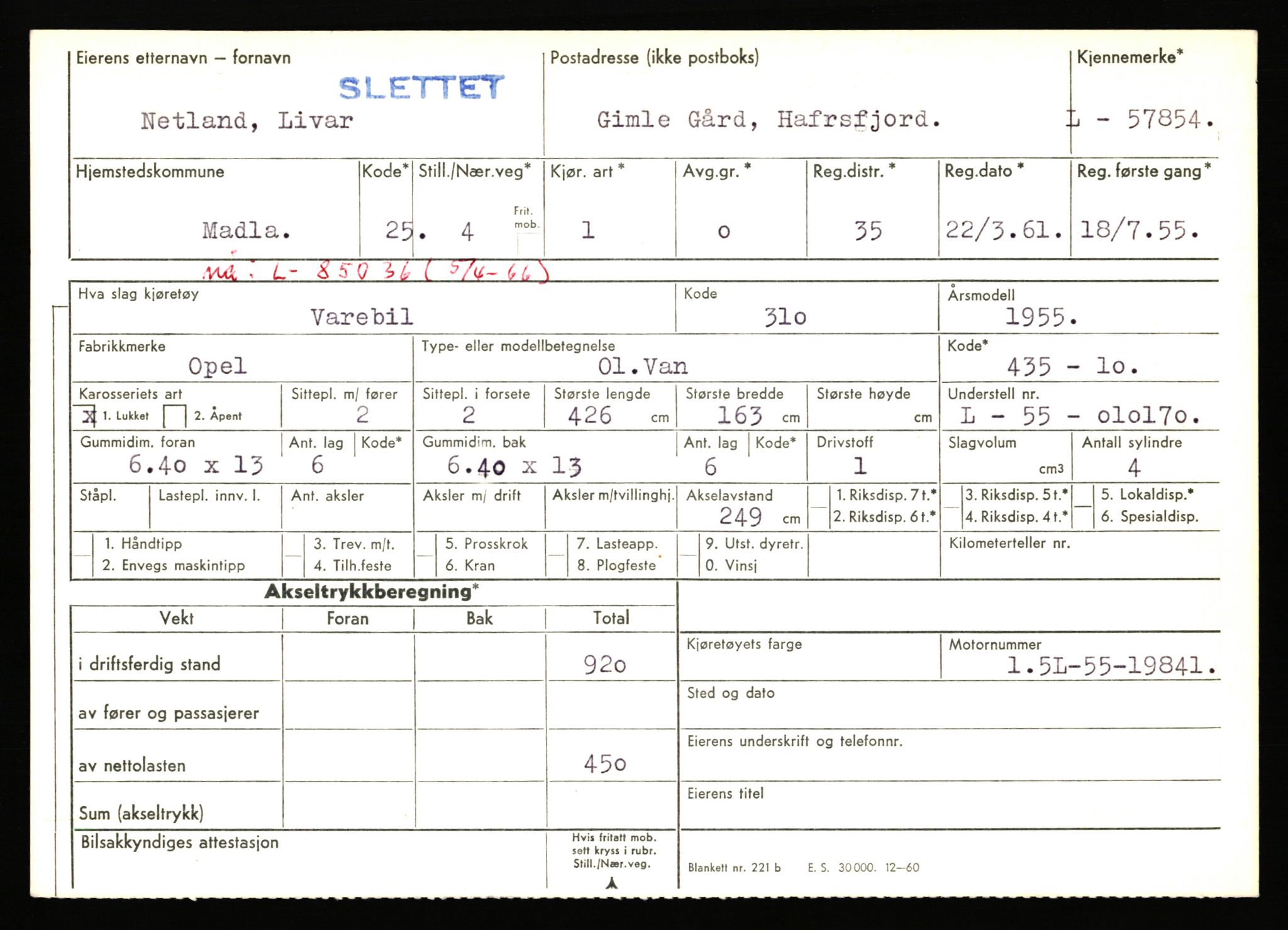 Stavanger trafikkstasjon, AV/SAST-A-101942/0/F/L0057: L-57200 - L-57999, 1930-1971, p. 2041