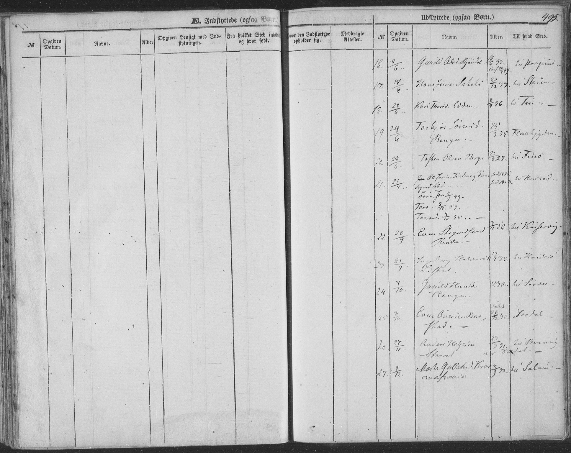Seljord kirkebøker, SAKO/A-20/F/Fa/L012b: Parish register (official) no. I 12B, 1850-1865, p. 495