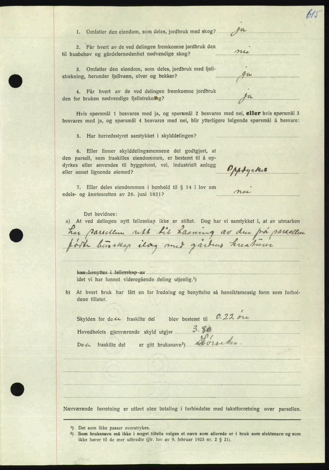 Nordmøre sorenskriveri, AV/SAT-A-4132/1/2/2Ca: Mortgage book no. A106, 1947-1947, Diary no: : 2501/1947