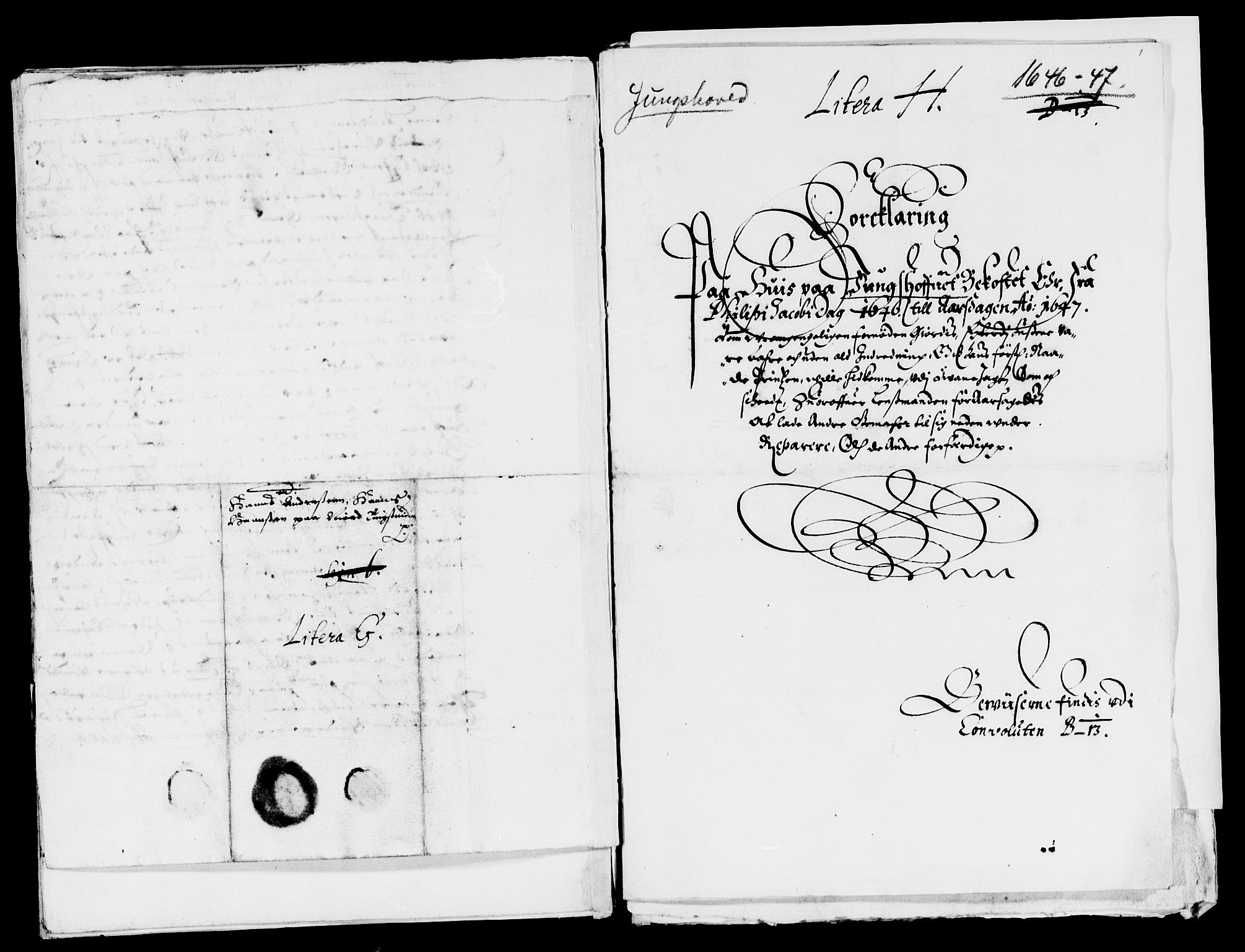 Rentekammeret inntil 1814, Reviderte regnskaper, Lensregnskaper, AV/RA-EA-5023/R/Rb/Rbp/L0032: Bratsberg len, 1645-1647