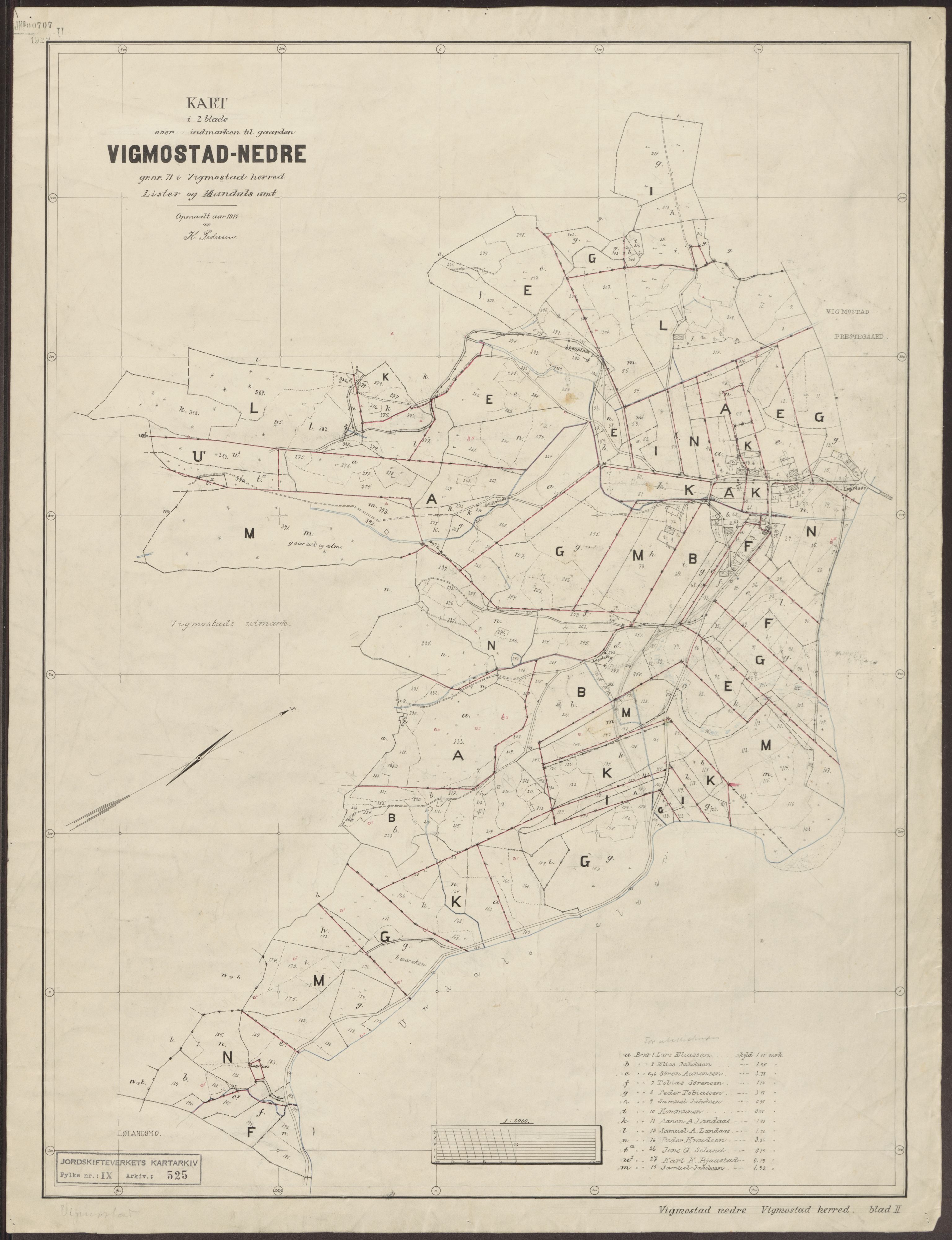 Jordskifteverkets kartarkiv, RA/S-3929/T, 1859-1988, p. 599