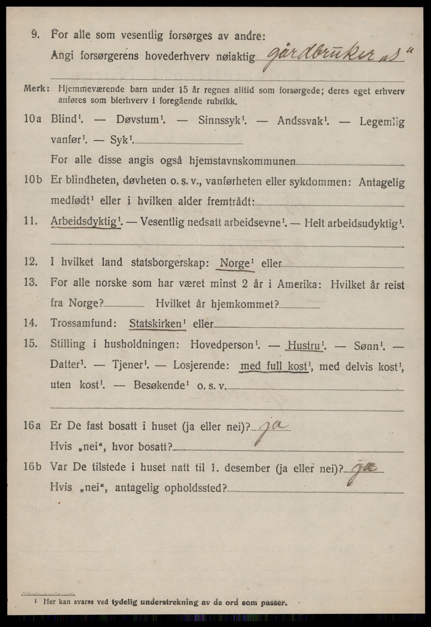 SAT, 1920 census for Surnadal, 1920, p. 6378