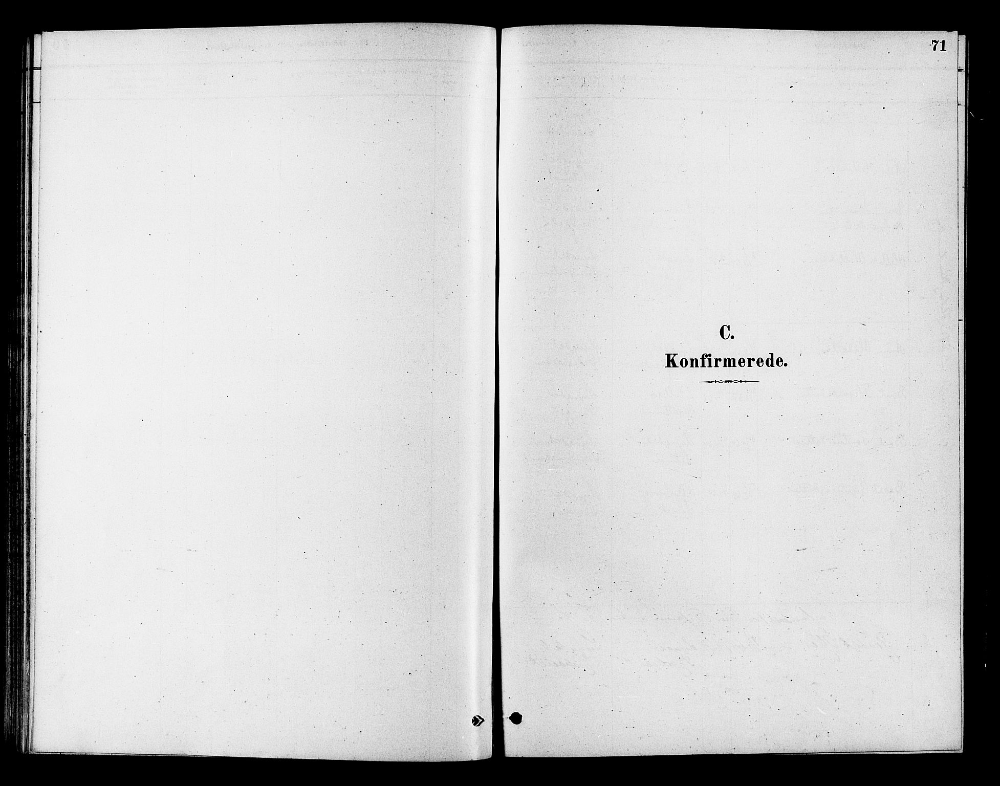 Flesberg kirkebøker, SAKO/A-18/F/Fc/L0001: Parish register (official) no. III 1, 1879-1905, p. 71