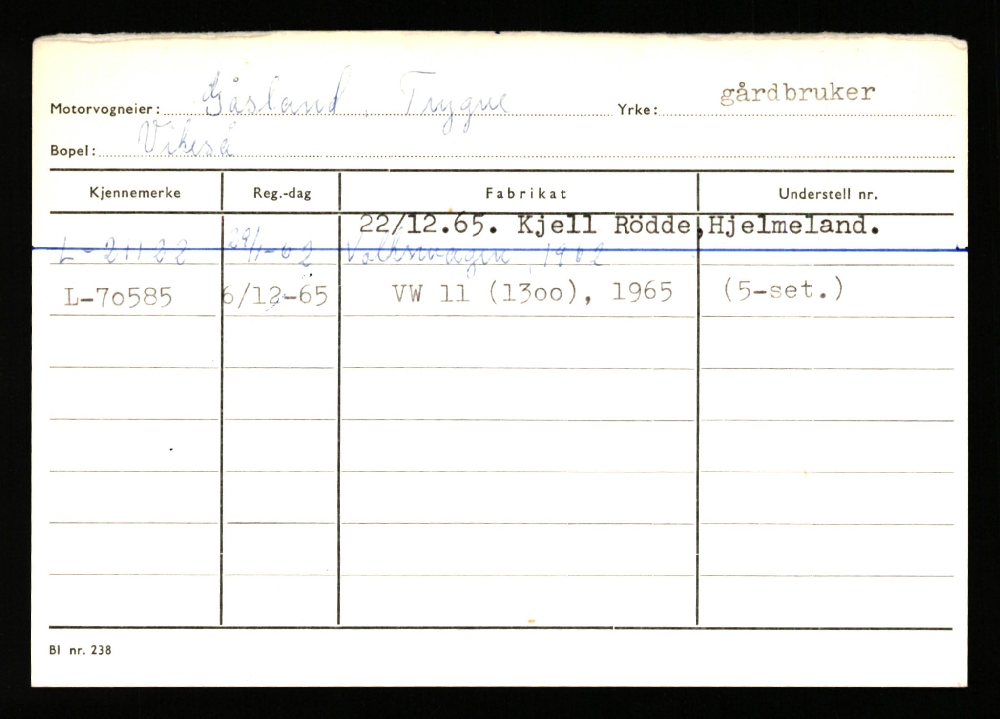 Stavanger trafikkstasjon, SAST/A-101942/0/H/L0012: Gursli - Hansen, 1930-1971, p. 289