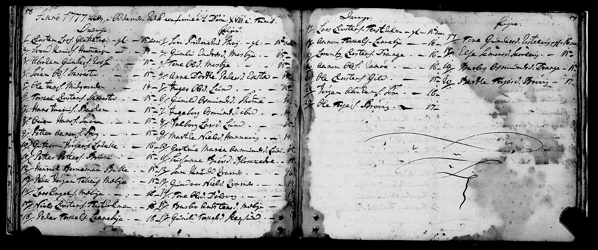 Oddernes sokneprestkontor, AV/SAK-1111-0033/F/Fa/Faa/L0003: Parish register (official) no. A 3, 1736-1795, p. 56-57