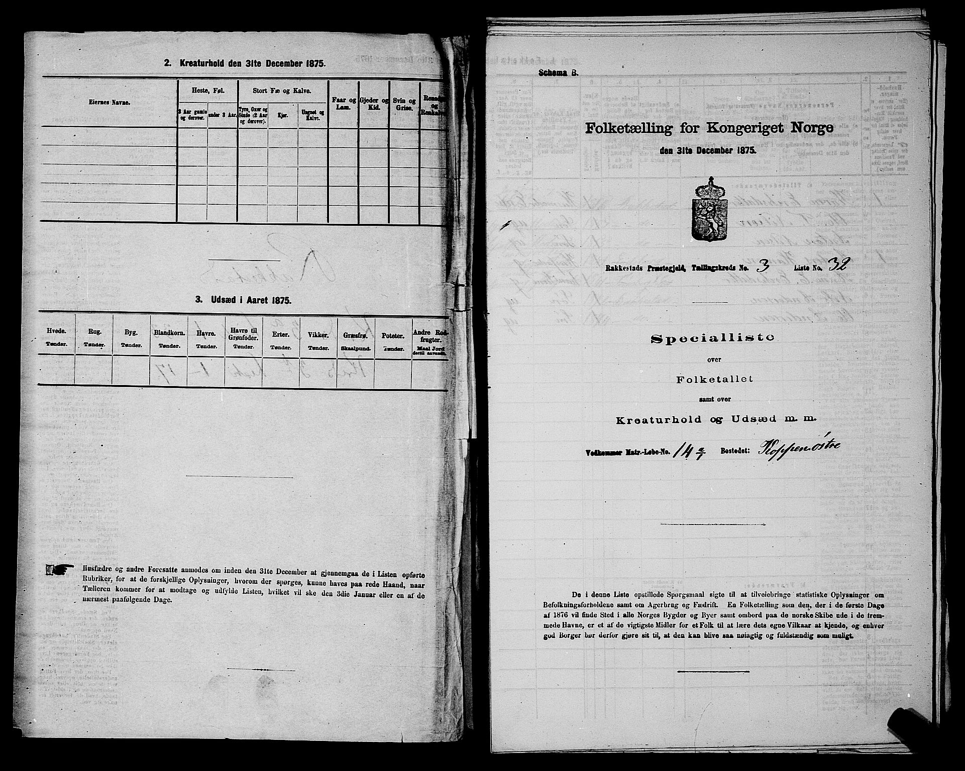 RA, 1875 census for 0128P Rakkestad, 1875, p. 452