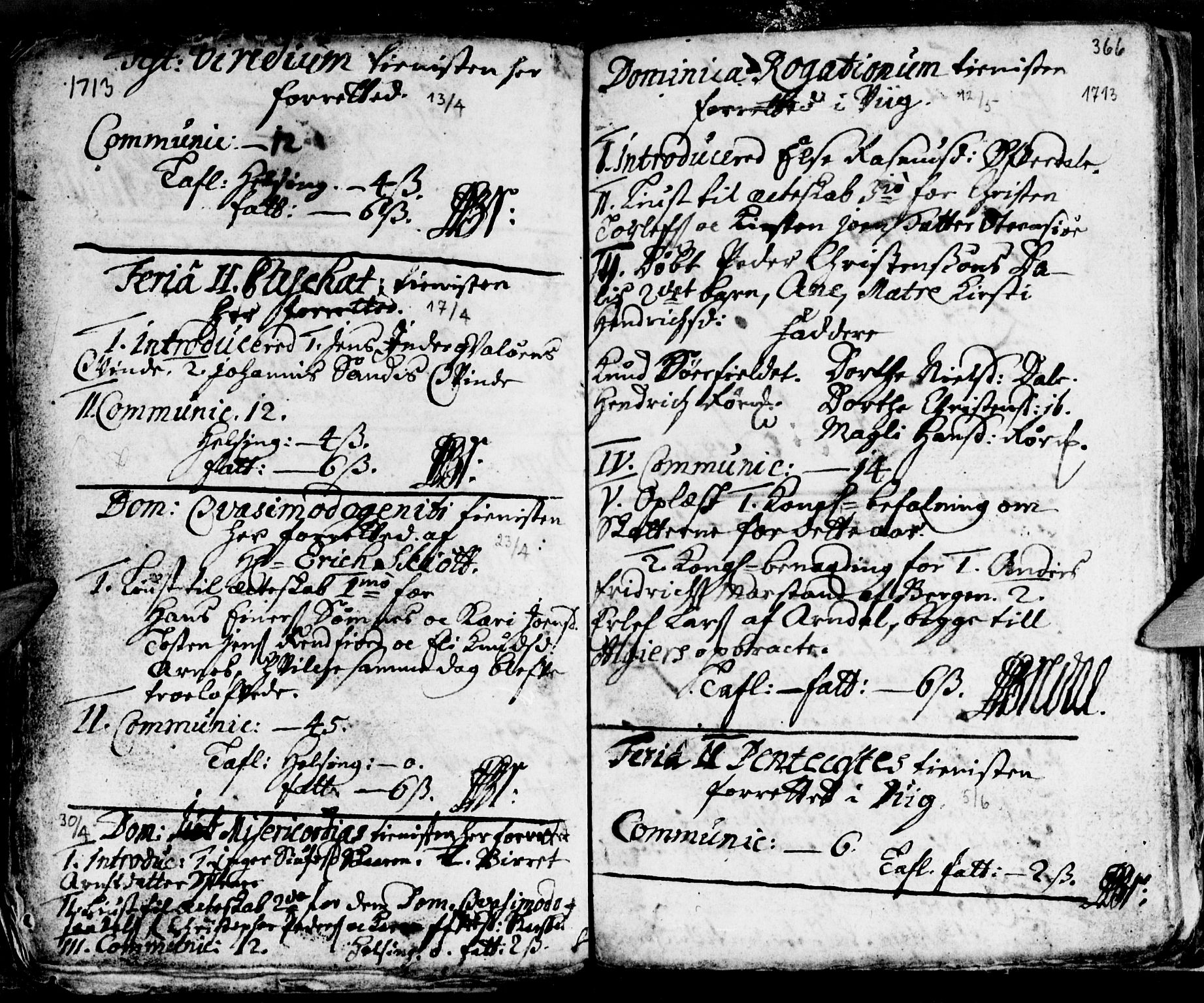 Ministerialprotokoller, klokkerbøker og fødselsregistre - Nordland, AV/SAT-A-1459/812/L0172: Parish register (official) no. 812A01, 1677-1718, p. 366