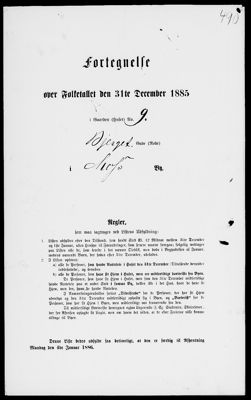 RA, 1885 census for 0104 Moss, 1885, p. 1086