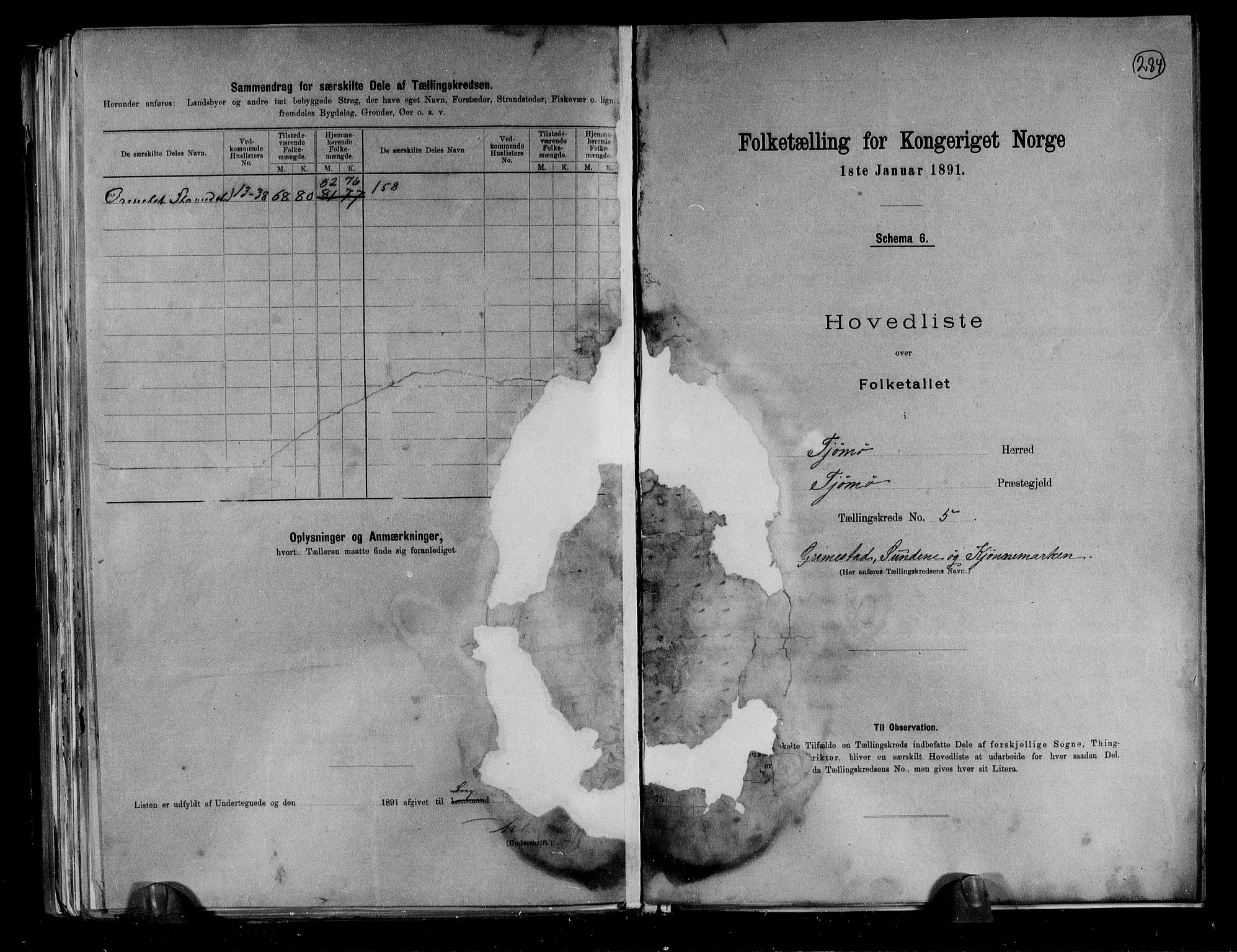 RA, 1891 census for 0723 Tjøme, 1891, p. 14