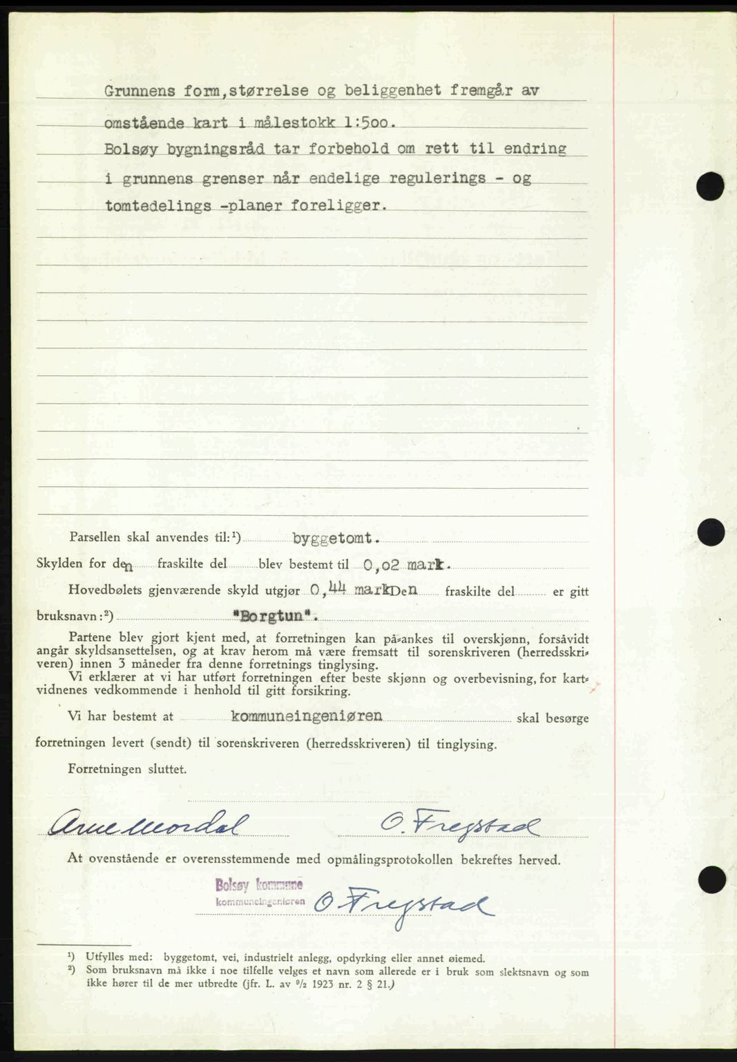 Romsdal sorenskriveri, AV/SAT-A-4149/1/2/2C: Mortgage book no. A32, 1950-1950, Diary no: : 644/1950