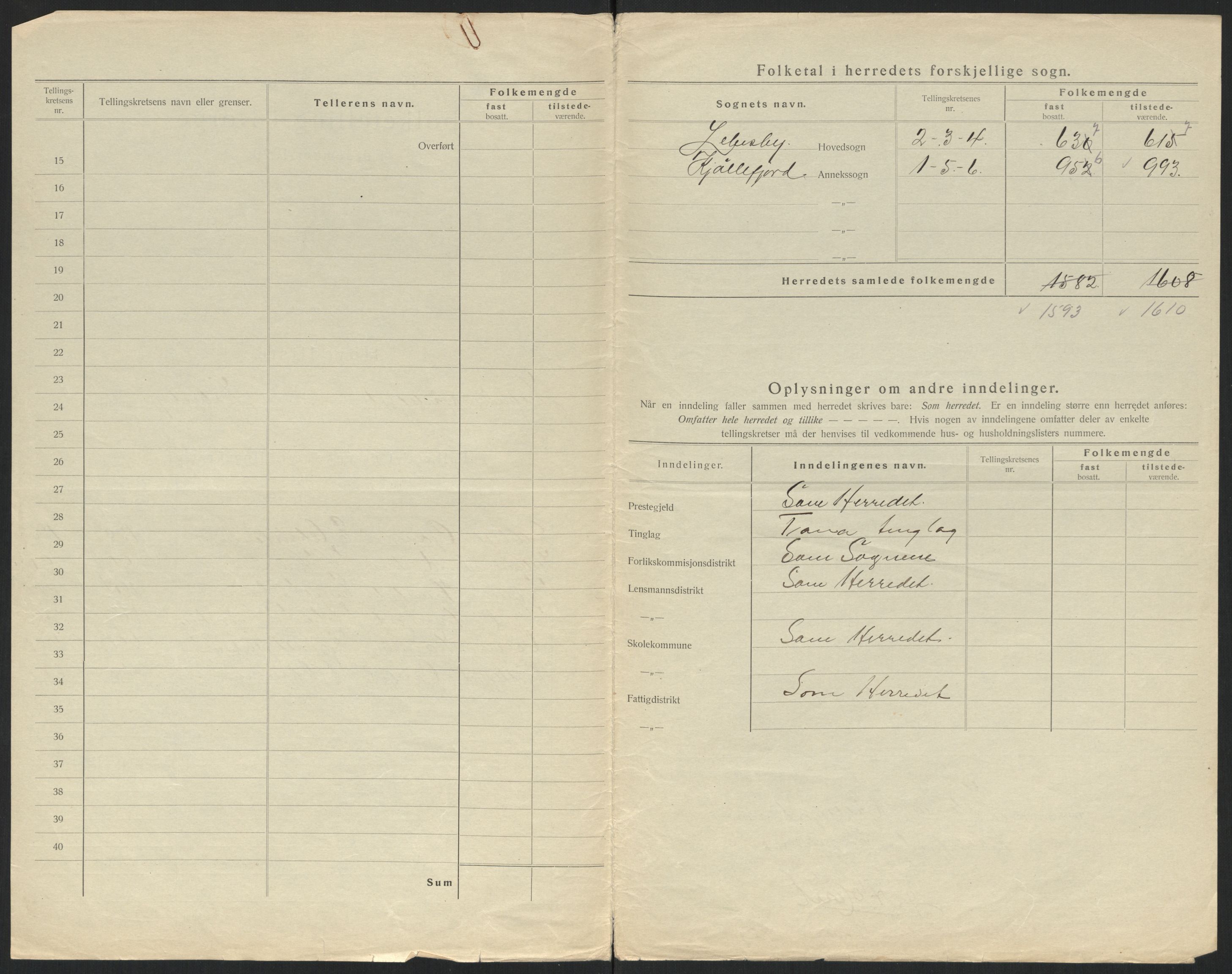 SATØ, 1920 census for Lebesby, 1920, p. 4