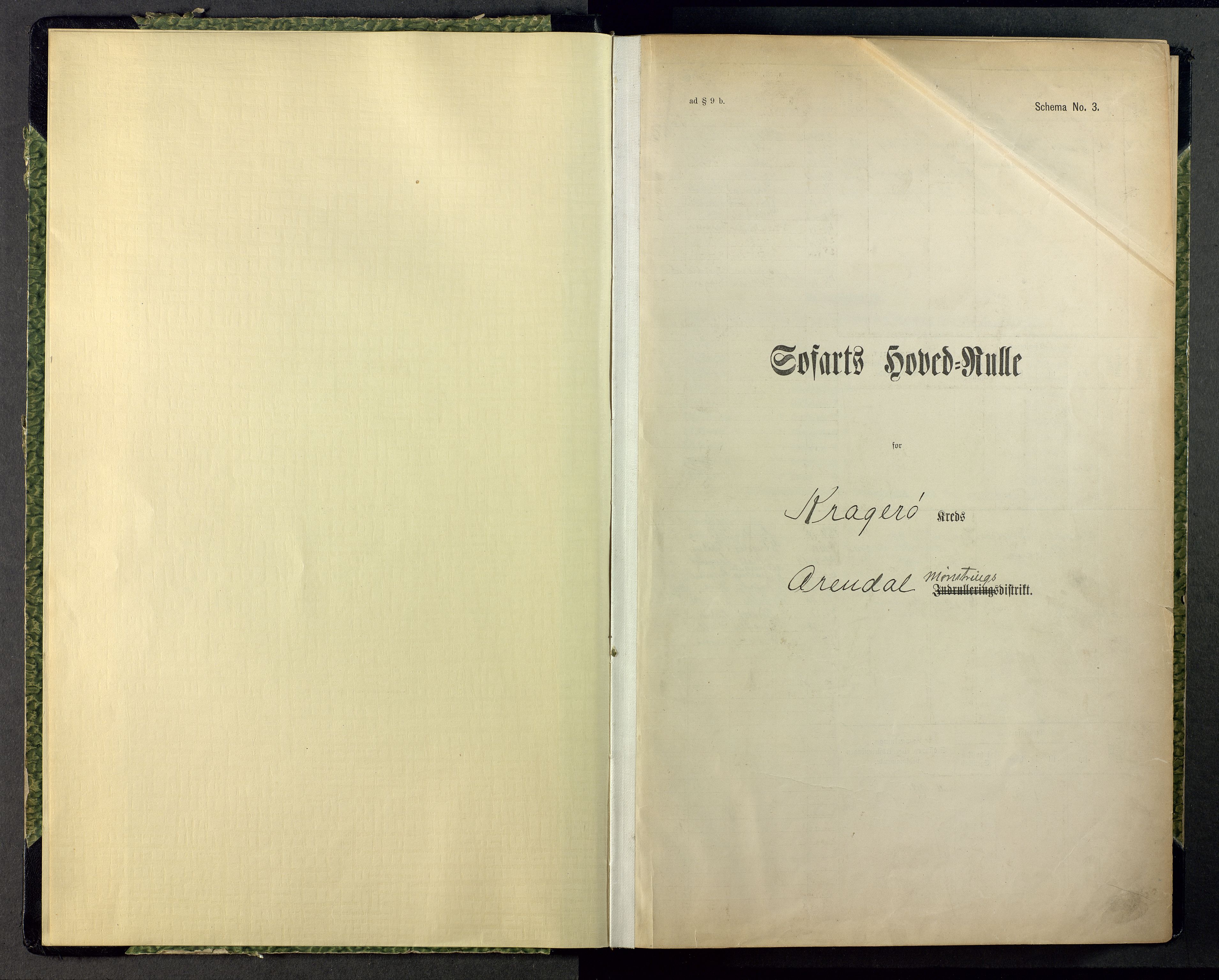 Kragerø innrulleringskontor, AV/SAKO-A-830/F/Fc/L0011: Hovedrulle, 1914-1948, p. 3