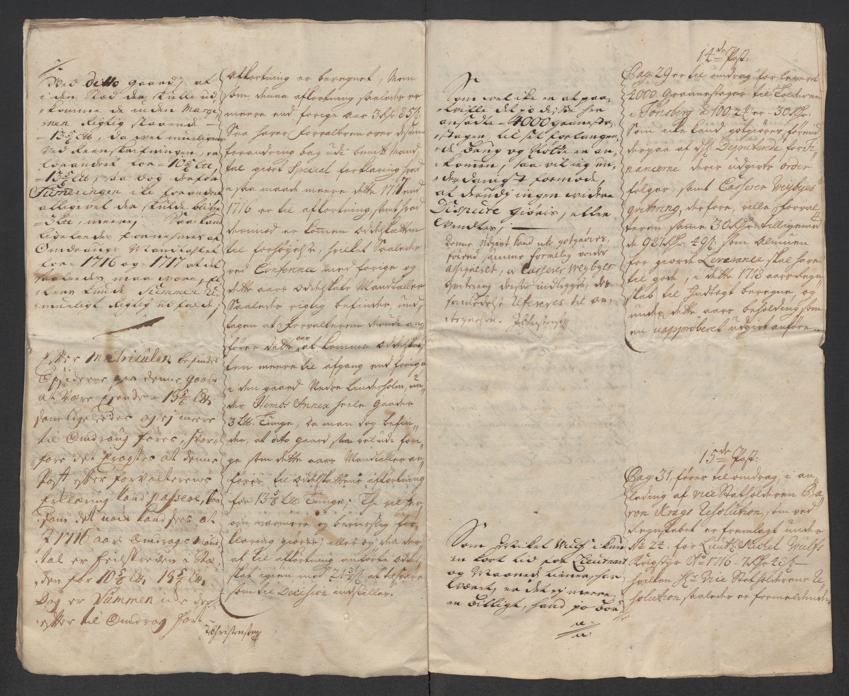 Rentekammeret inntil 1814, Reviderte regnskaper, Fogderegnskap, RA/EA-4092/R32/L1881: Fogderegnskap Jarlsberg grevskap, 1717, p. 365