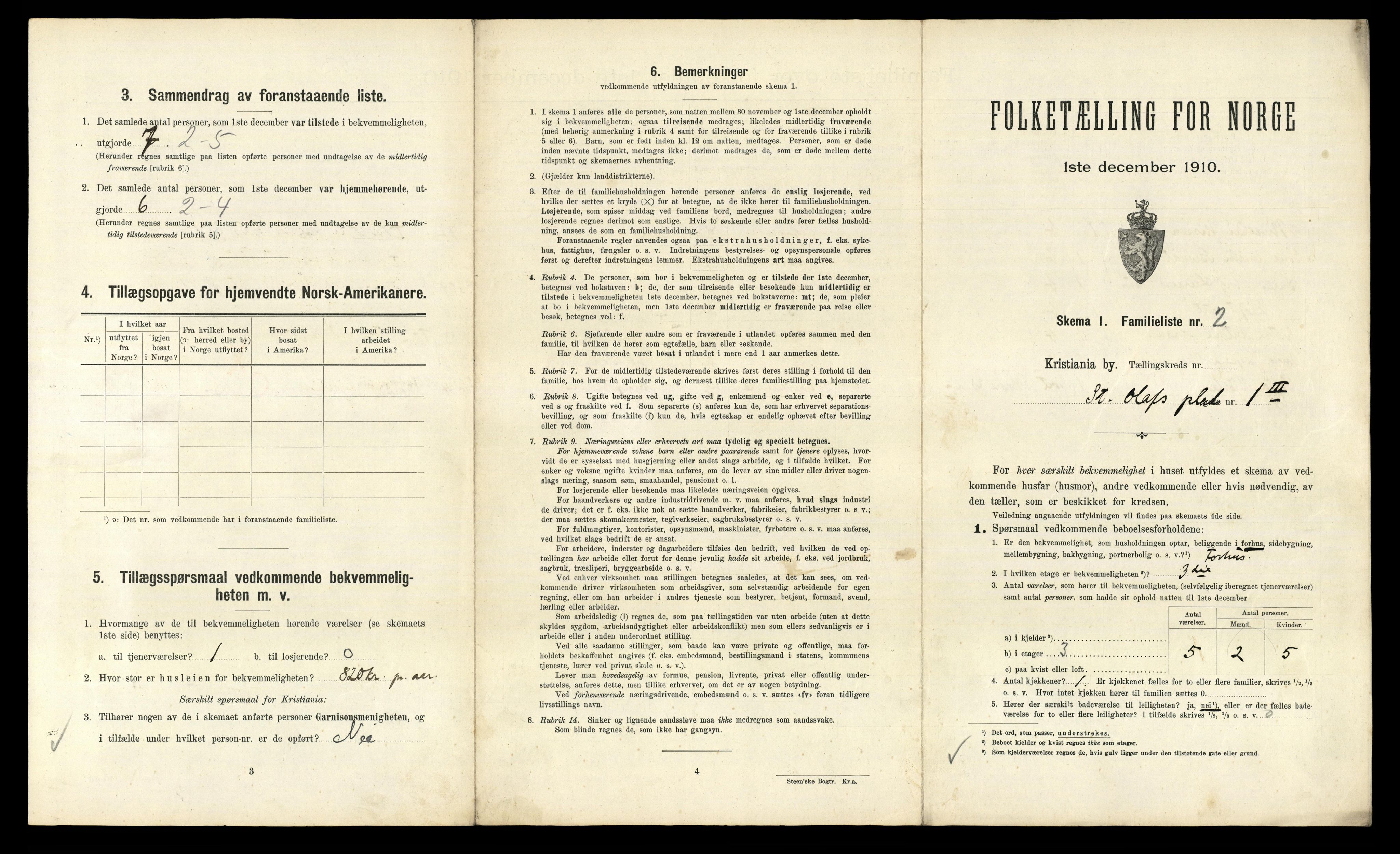 RA, 1910 census for Kristiania, 1910, p. 96845